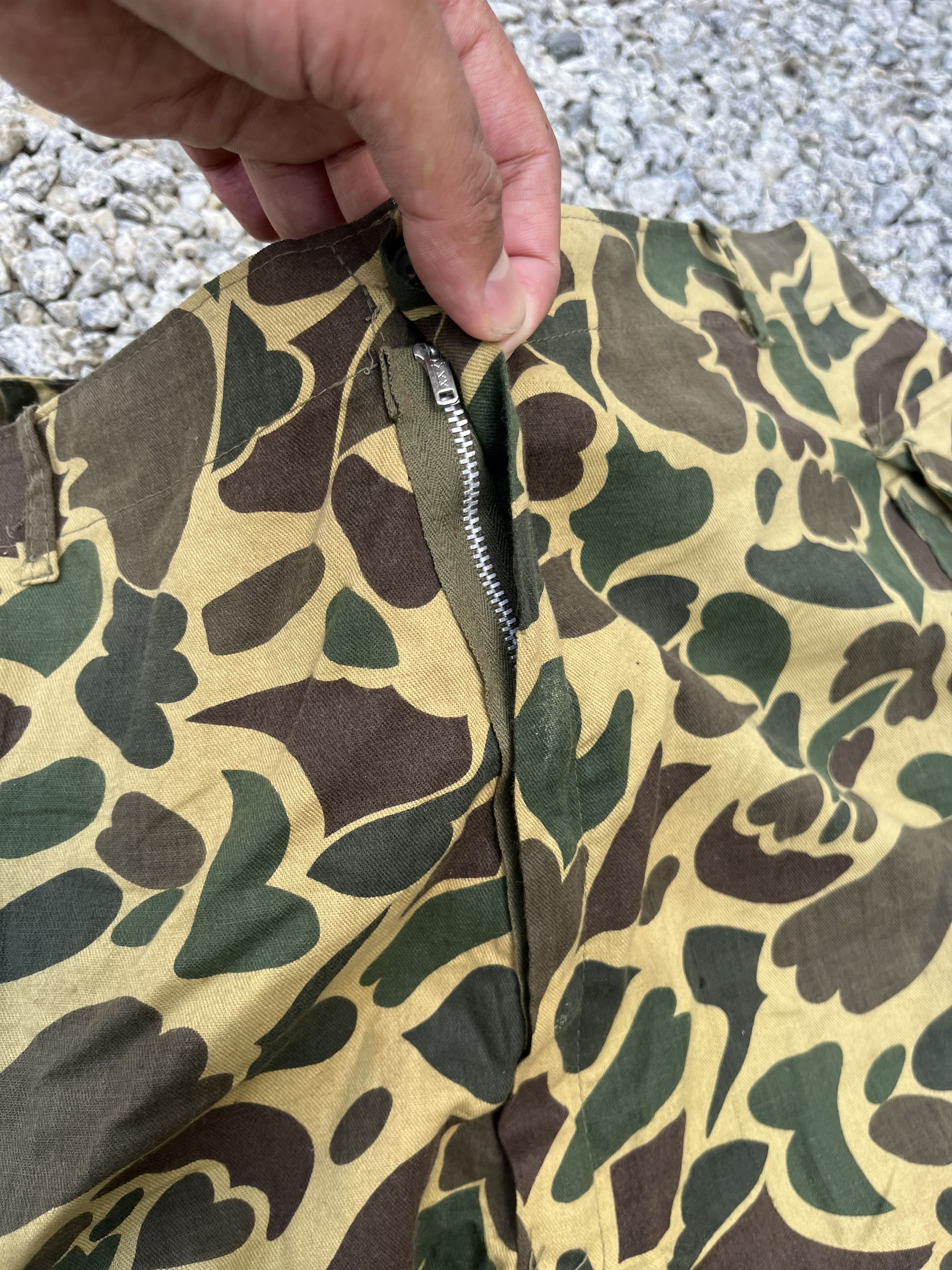 Japanese Brand × Vintage Vintage 80s Army Frog Skin Camouflage Military Style Size US 38 / EU 54 - 8 Thumbnail