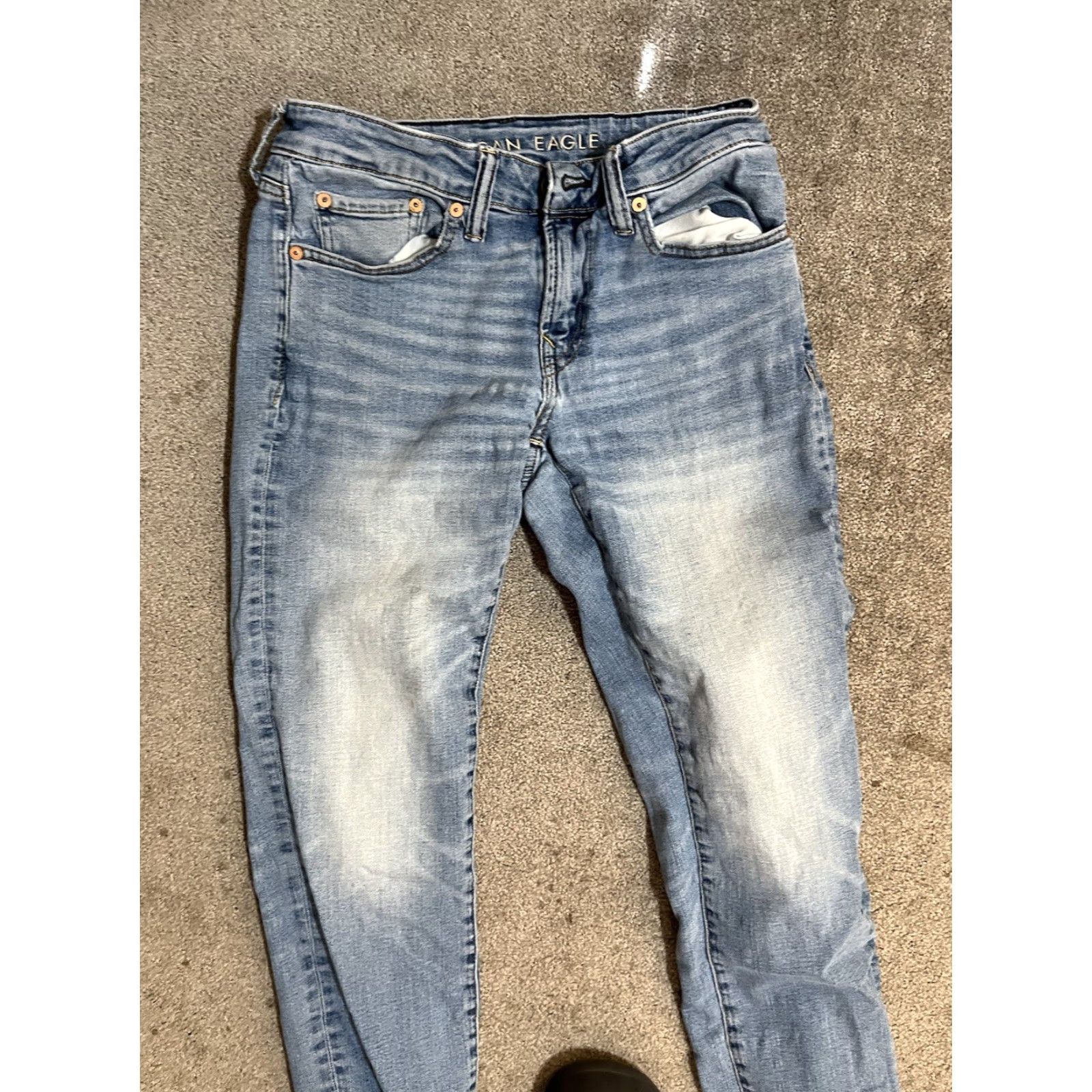 American Eagle Outfitters American Eagle Outfitters Jeans Men 29x32 Blue Cotton Denim Skinny Size US 29 - 4 Thumbnail