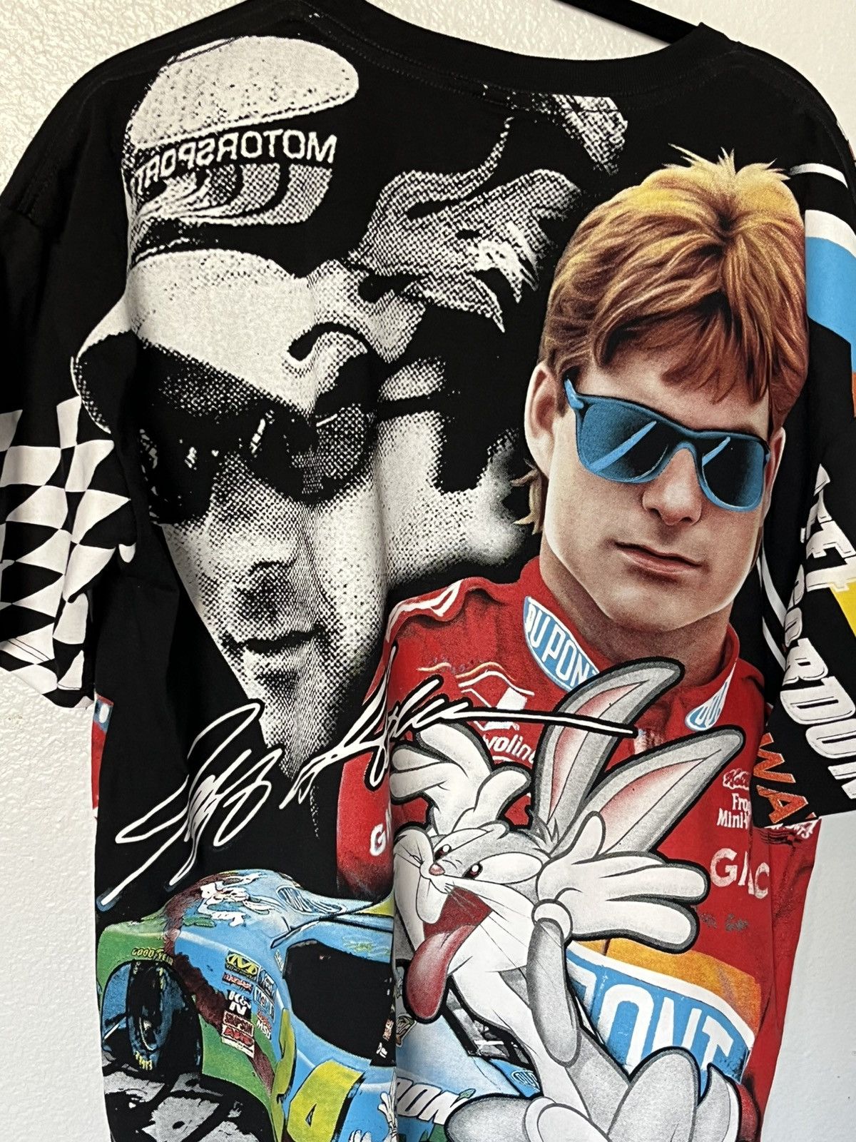 Other Jeff Gordan nascar AOP bugs bunny graphic shirt Size US XL / EU 56 / 4 - 12 Thumbnail