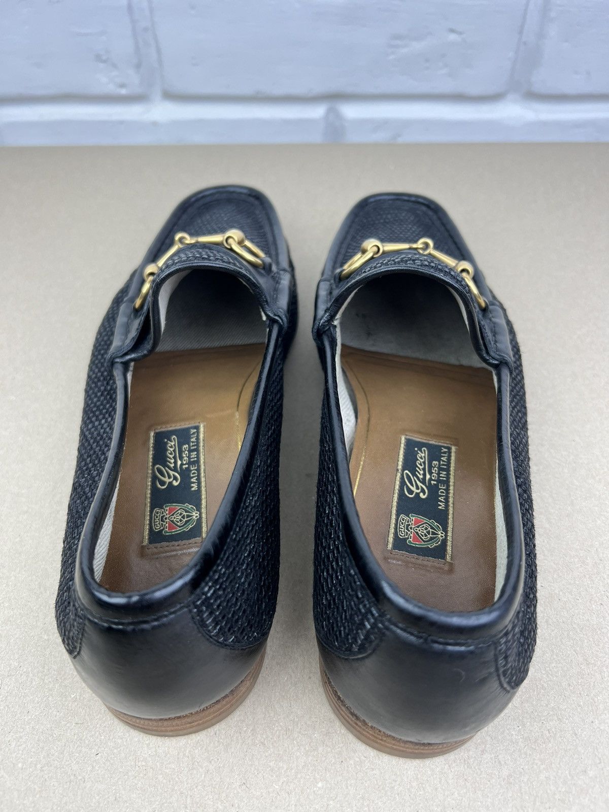 Gucci GUCCI Loafers Leather Shoes 1953 HORSEBIT Buckle Black Men’s Size US 8 / EU 41 - 19 Thumbnail