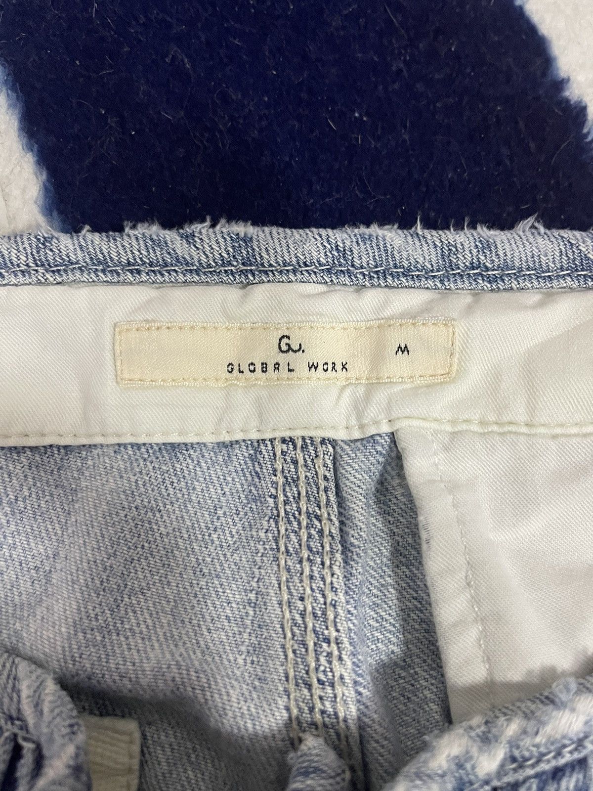 Global Work × Japanese Brand Global Work Distressed Jeans (13) Size US 36 / EU 52 - 3 Thumbnail