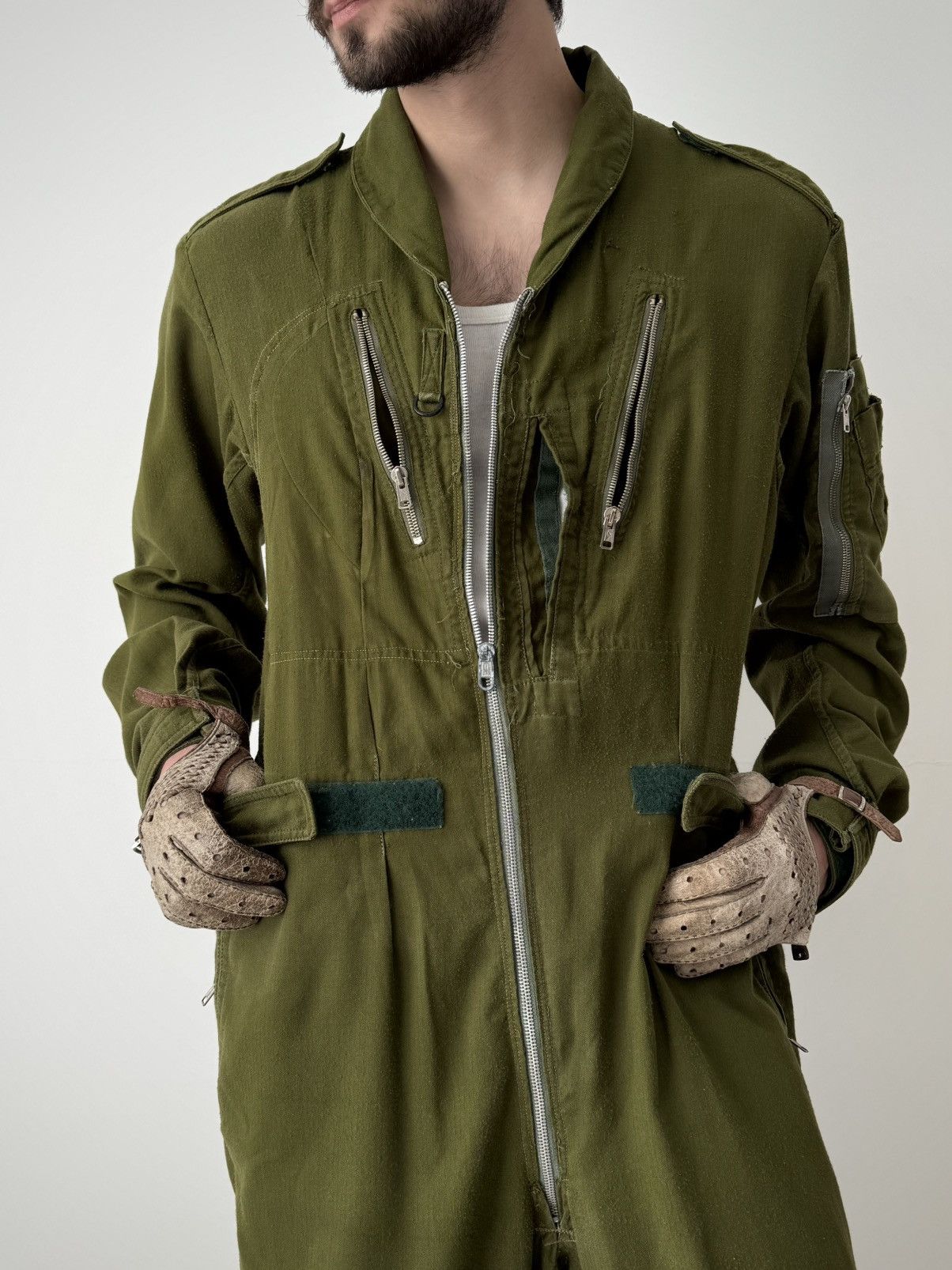 Vintage Vintage 1971 Dated British RAF MK12 Flying Coveralls Size US 32 / EU 48 - 2 Thumbnail