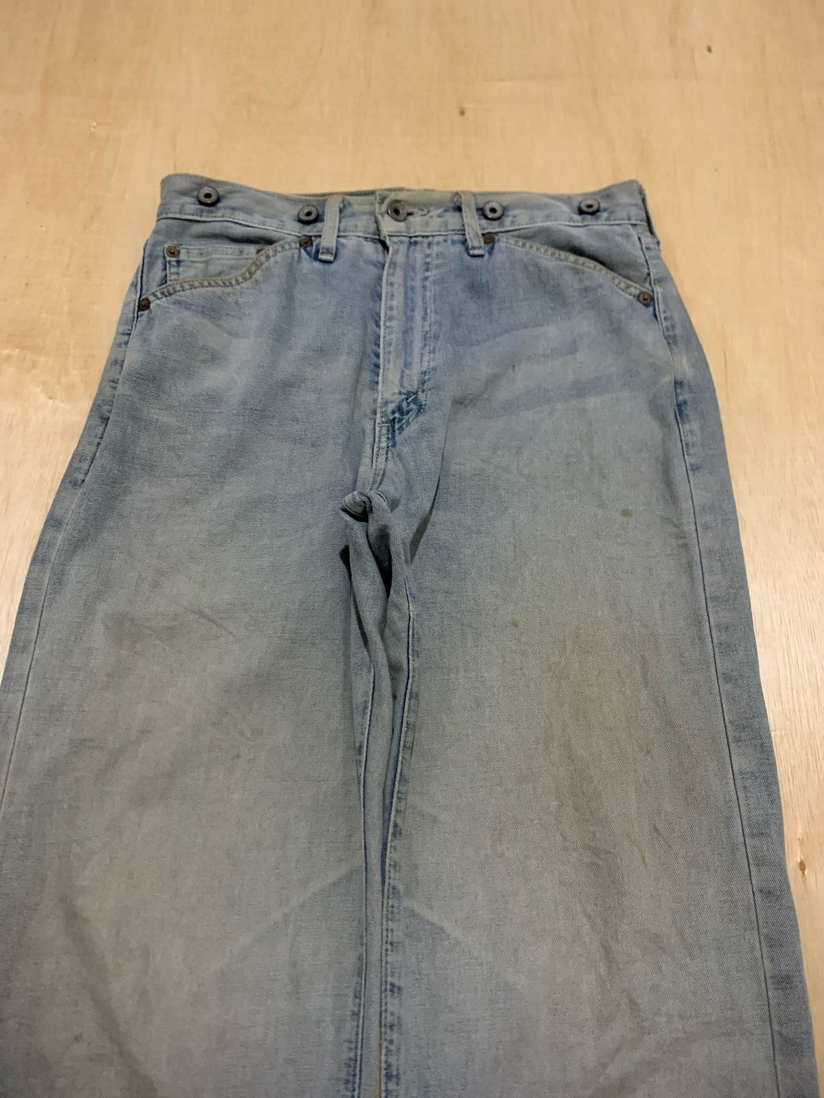 Levi's Vintage Clothing × Vintage Vintage Levis Single Pocket Denim Jeans Size US 31 - 4 Thumbnail