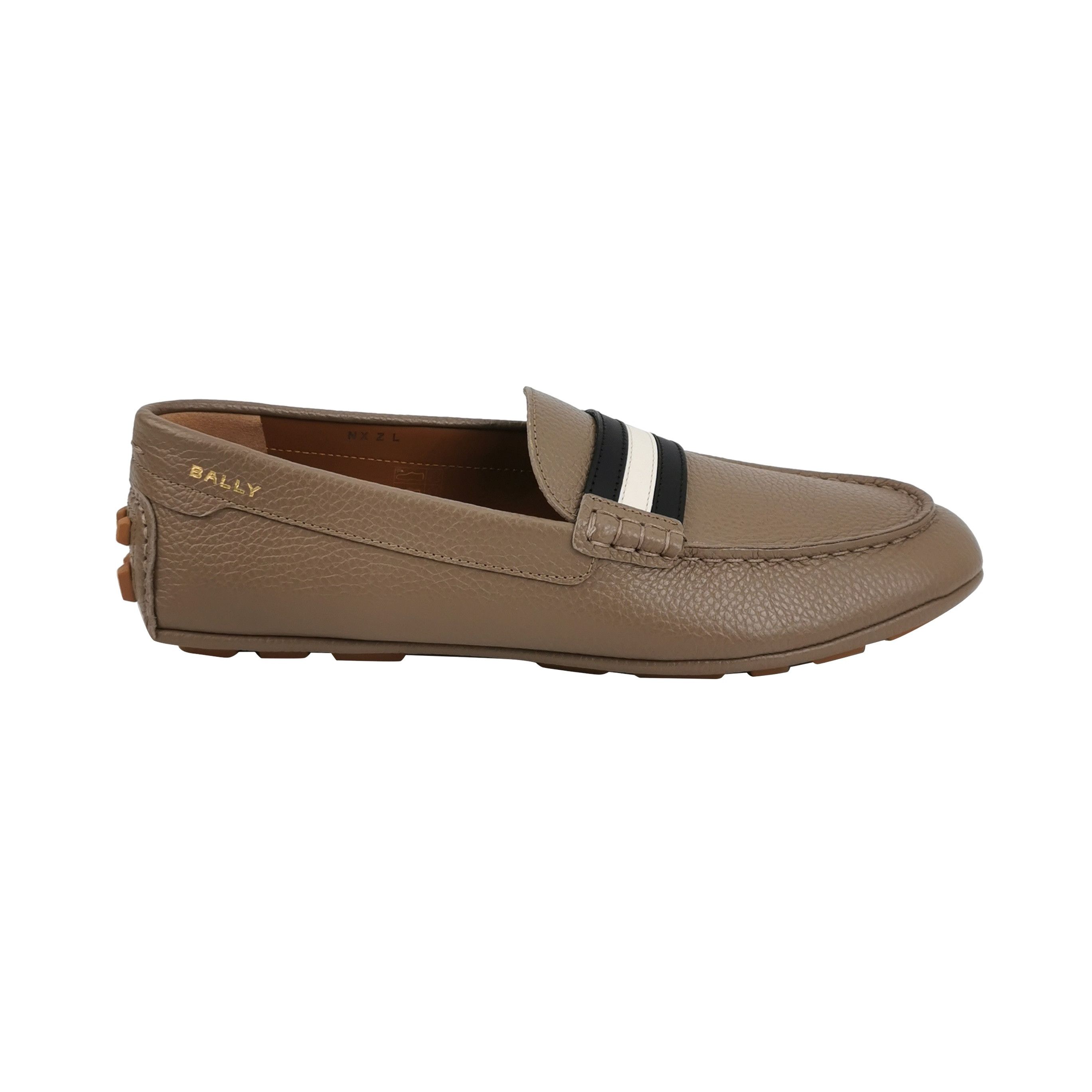 Bally Bally Stripe Pebble Leather Loafers EU 41.5 Size US 8 / EU 41 - 1 Thumbnail