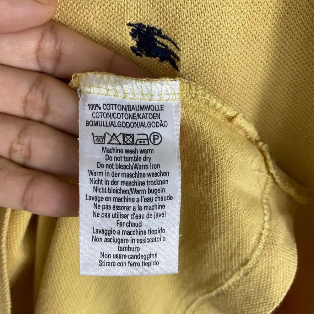 Burberry Vintage 90's BURBERRYS Made In England Small Logo Polo Shirt Size US S / EU 44-46 / 1 - 6 Thumbnail