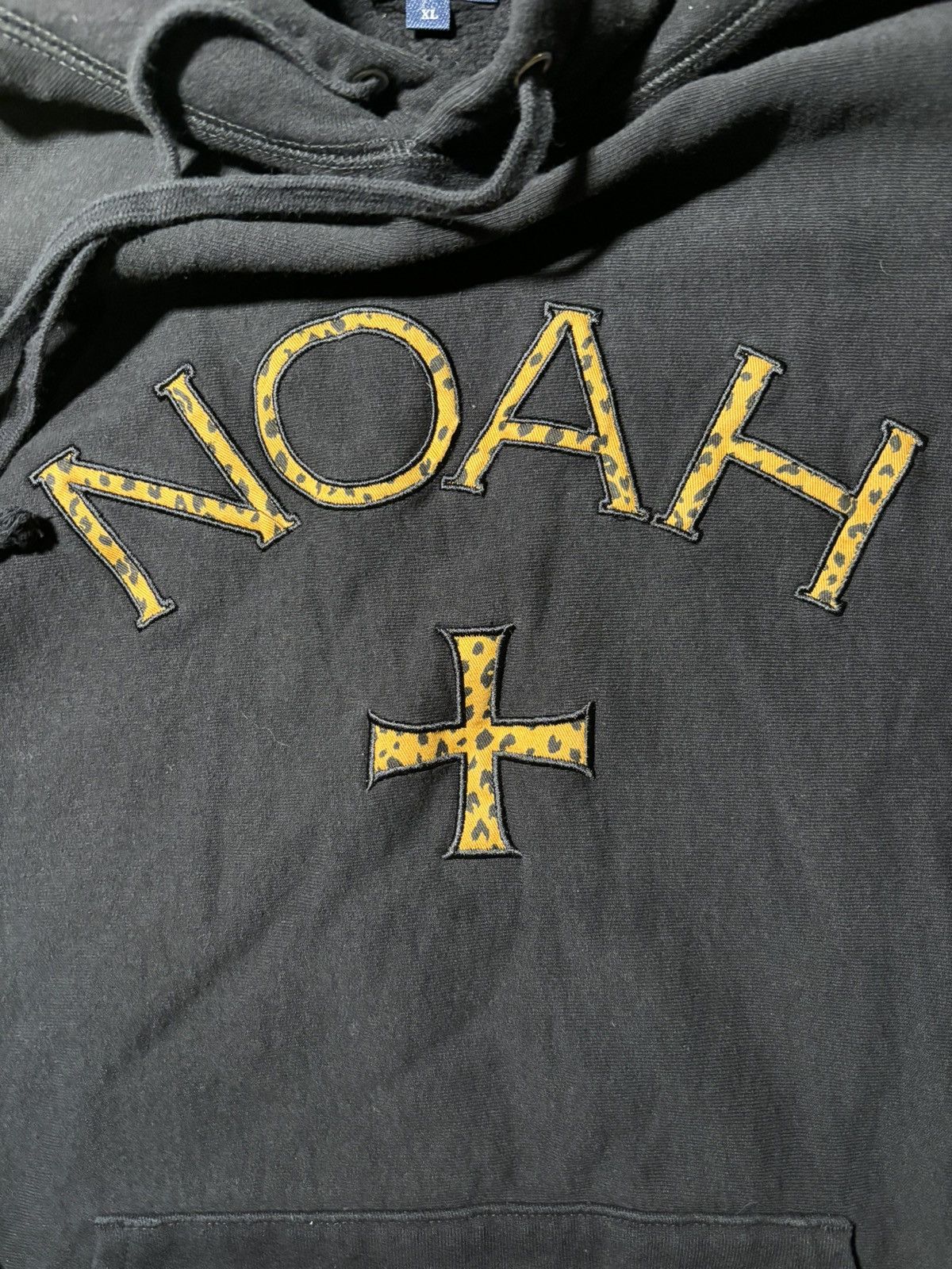Noah Nyc Cheetah Core Logo Hoodie Hoodie Noah Cheetah Crewneck