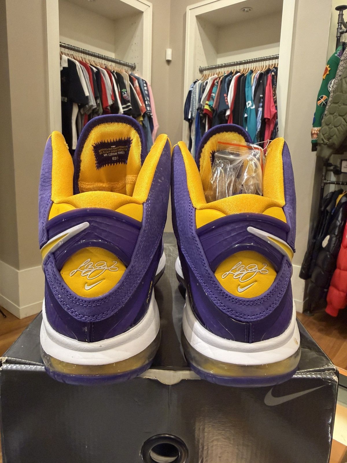 Nike Nike Lebron 8 ‘Lakers’ Size US 11 / EU 44 - 3 Thumbnail