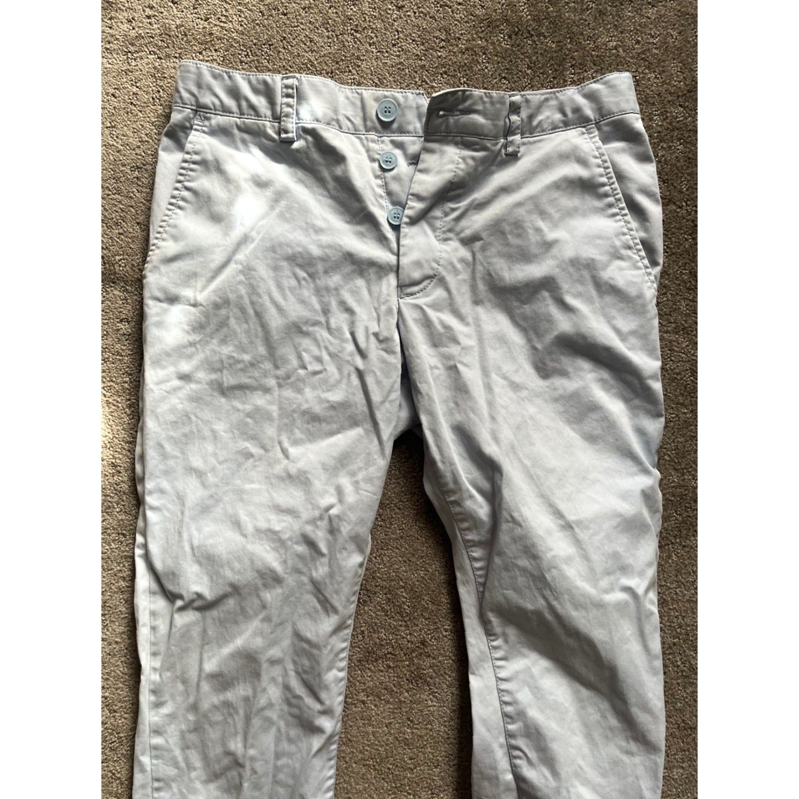 French Connection FRENCH CONNECTION Light Blue PANT CHINO STRETCH MACHINE GUN SZ 30 X 31 Size US 30 / EU 46 - 2 Thumbnail