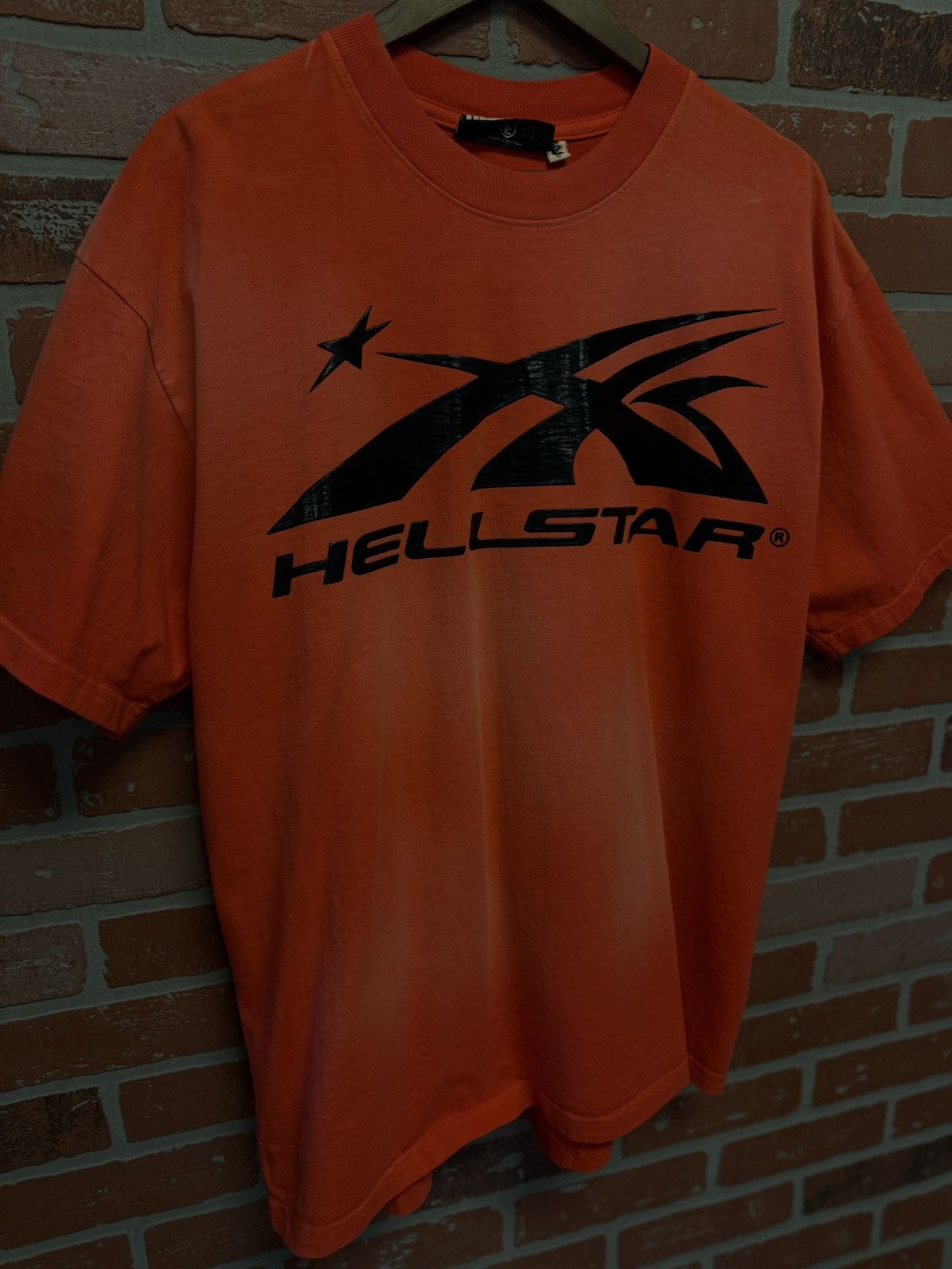 HELLSTAR Hellstar RED Logo Tee Shirt 100% Authentic Size XL Size US XL / EU 56 / 4 - 2 Thumbnail