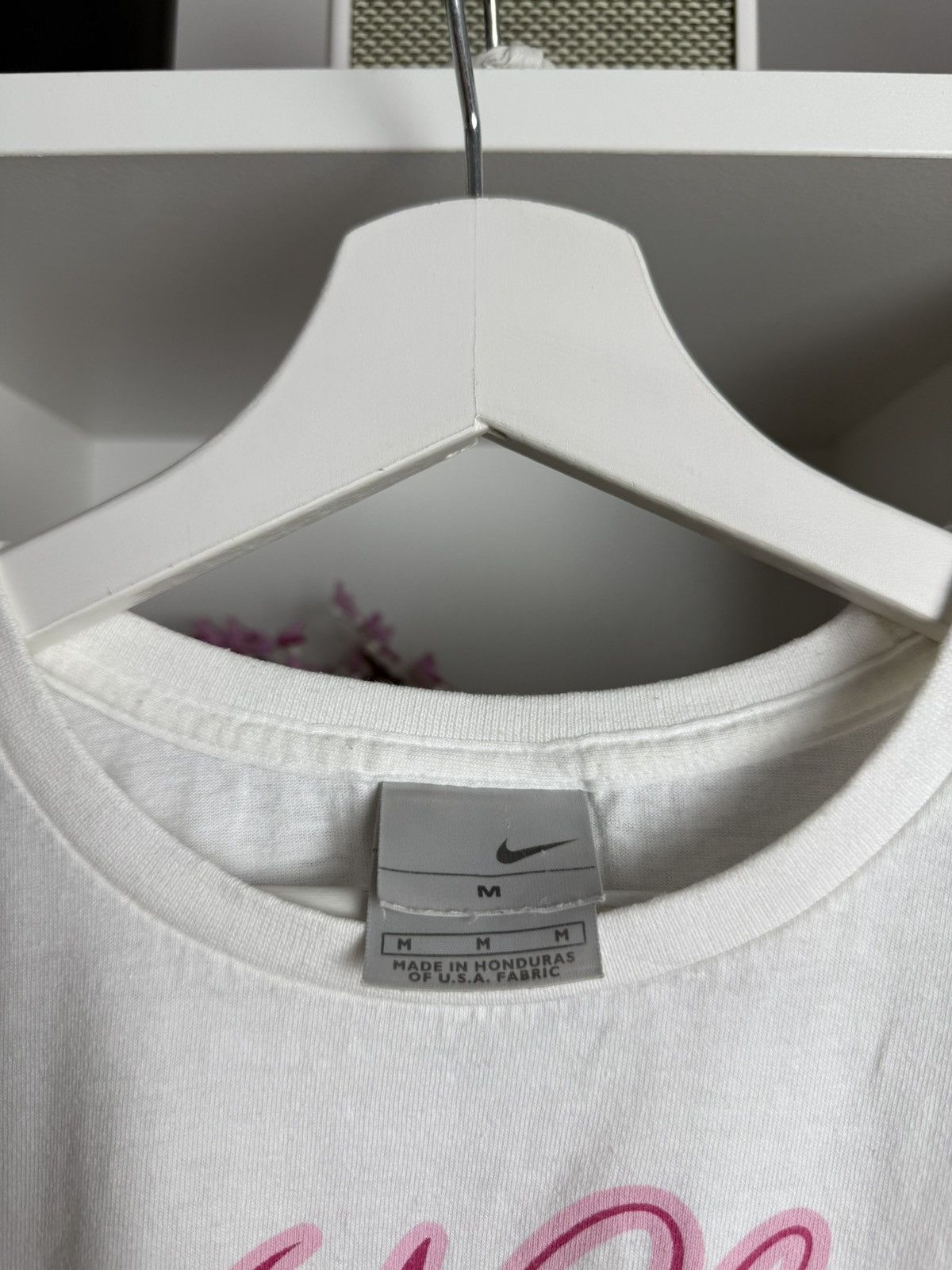 Nike × Vintage Vintage y2k Nike big logo boxy t-shirt M blockcore retro 90s Size US M / EU 48-50 / 2 - 4 Thumbnail