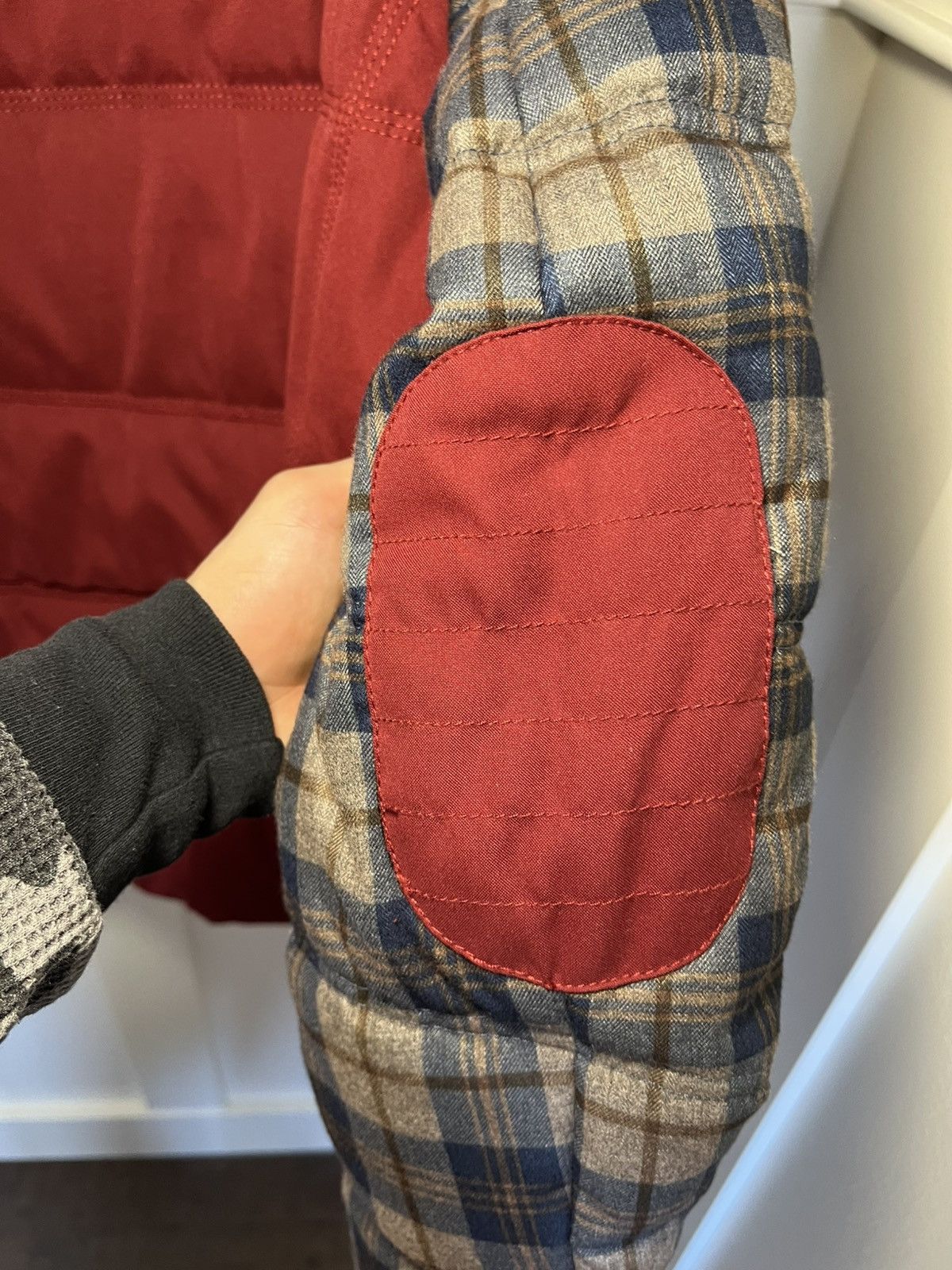 A&G Rock Vintage S135 Sparta Denim World modular plaid puffer jacket Size US L / EU 52-54 / 3 - 9 Thumbnail