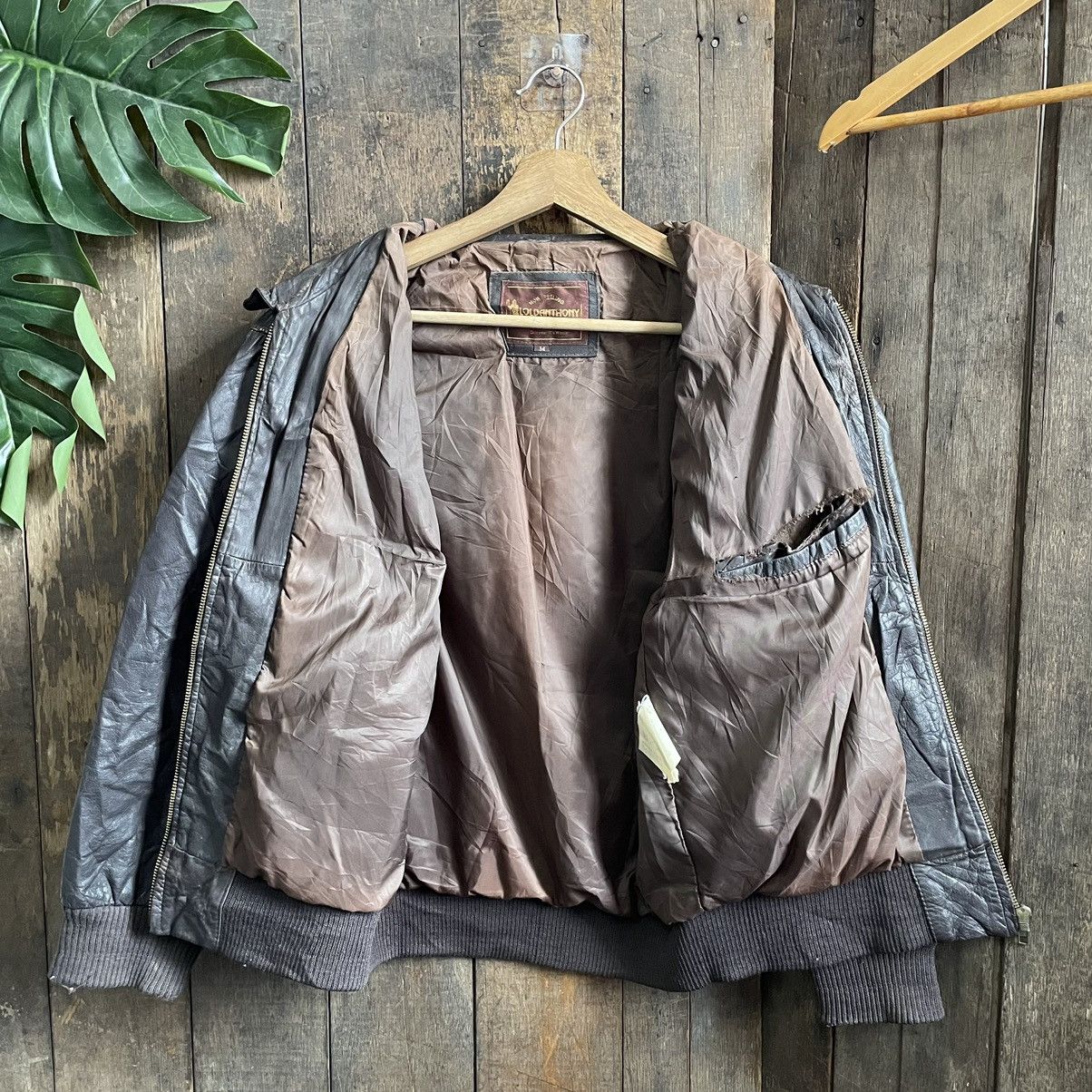 Vintage Vintage Leather Jacket Size US S / EU 44-46 / 1 - 3 Thumbnail