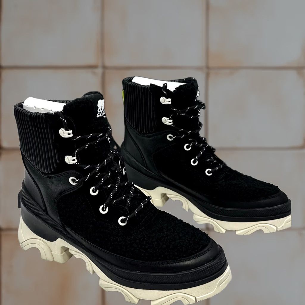 SOREL SOREL Brex Boot Cozy Lace Waterproof Womens Size 9 Lug Sole Winter Comfort Boots Size US 9 / IT 39 - 1 Thumbnail