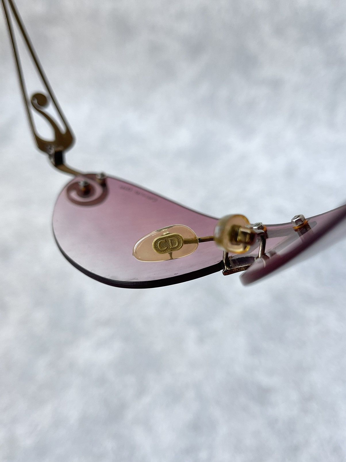 Dior 90s Archive Christian Dior Pink Shield Sunglasses Y2K Size ONE SIZE - 9 Thumbnail