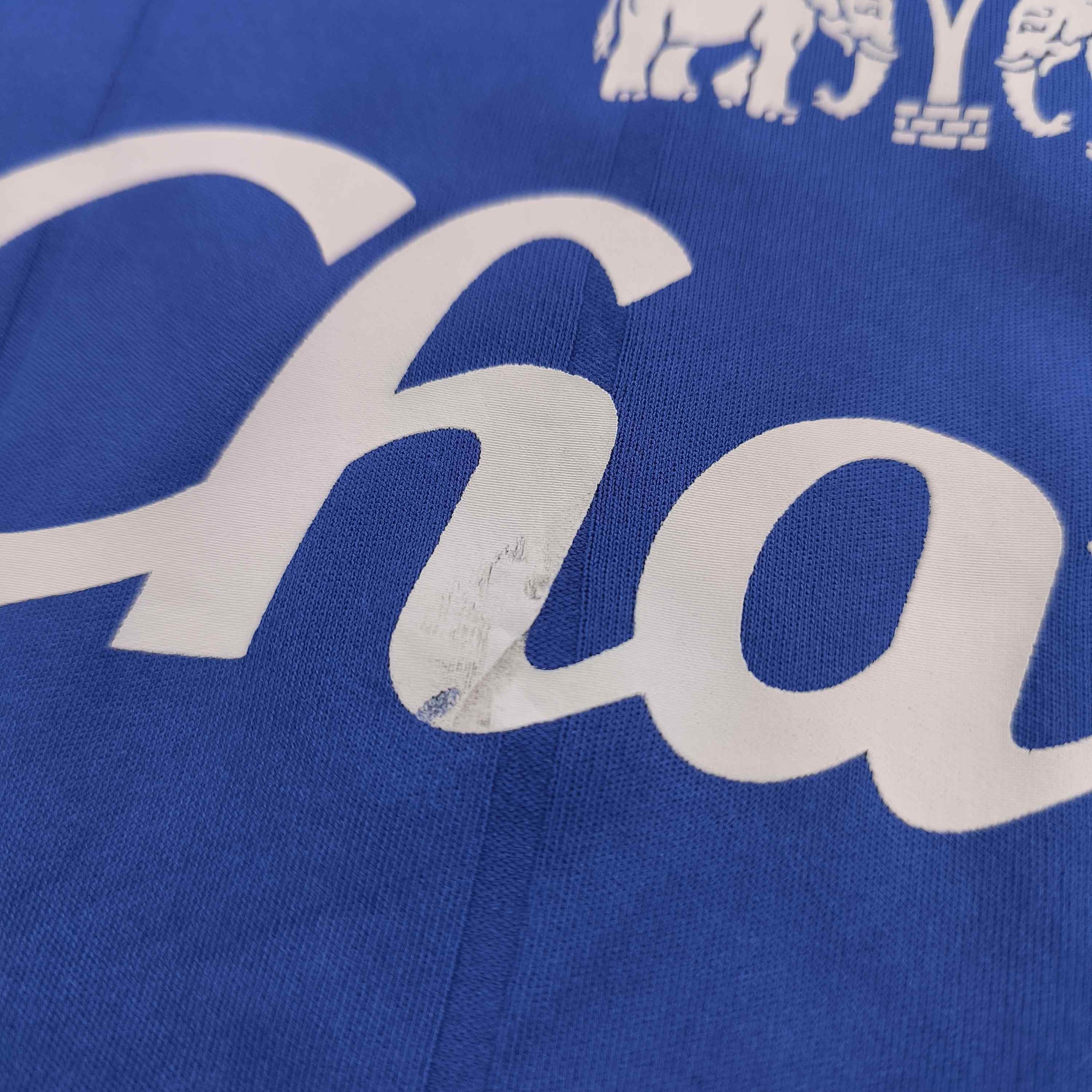 Everton 2009-10 home Phil Jagielka football jersey size M