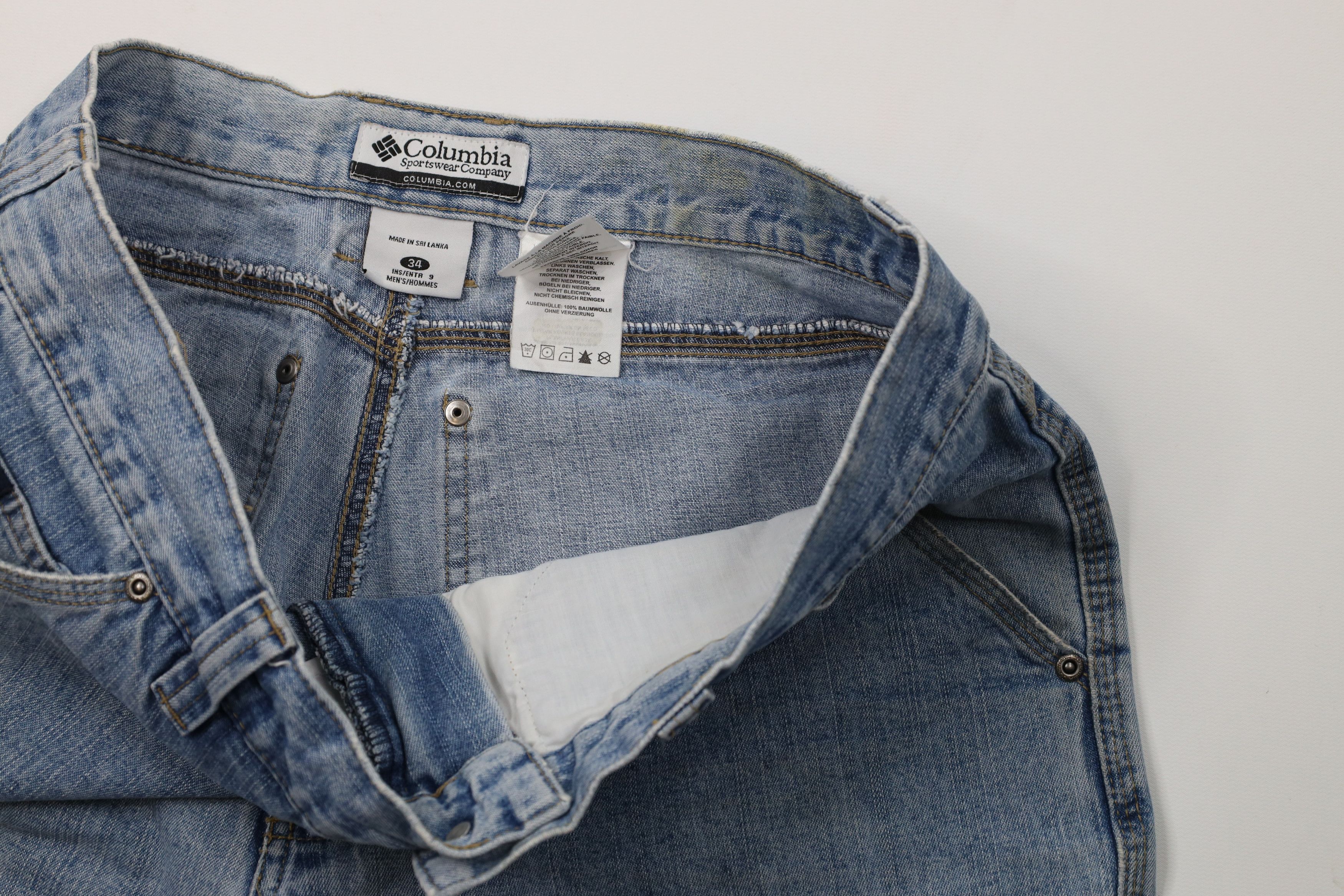 Columbia Vintage Columbia Dungaree Above Knee Denim Jean Shorts Size US 34 / EU 50 - 8 Thumbnail