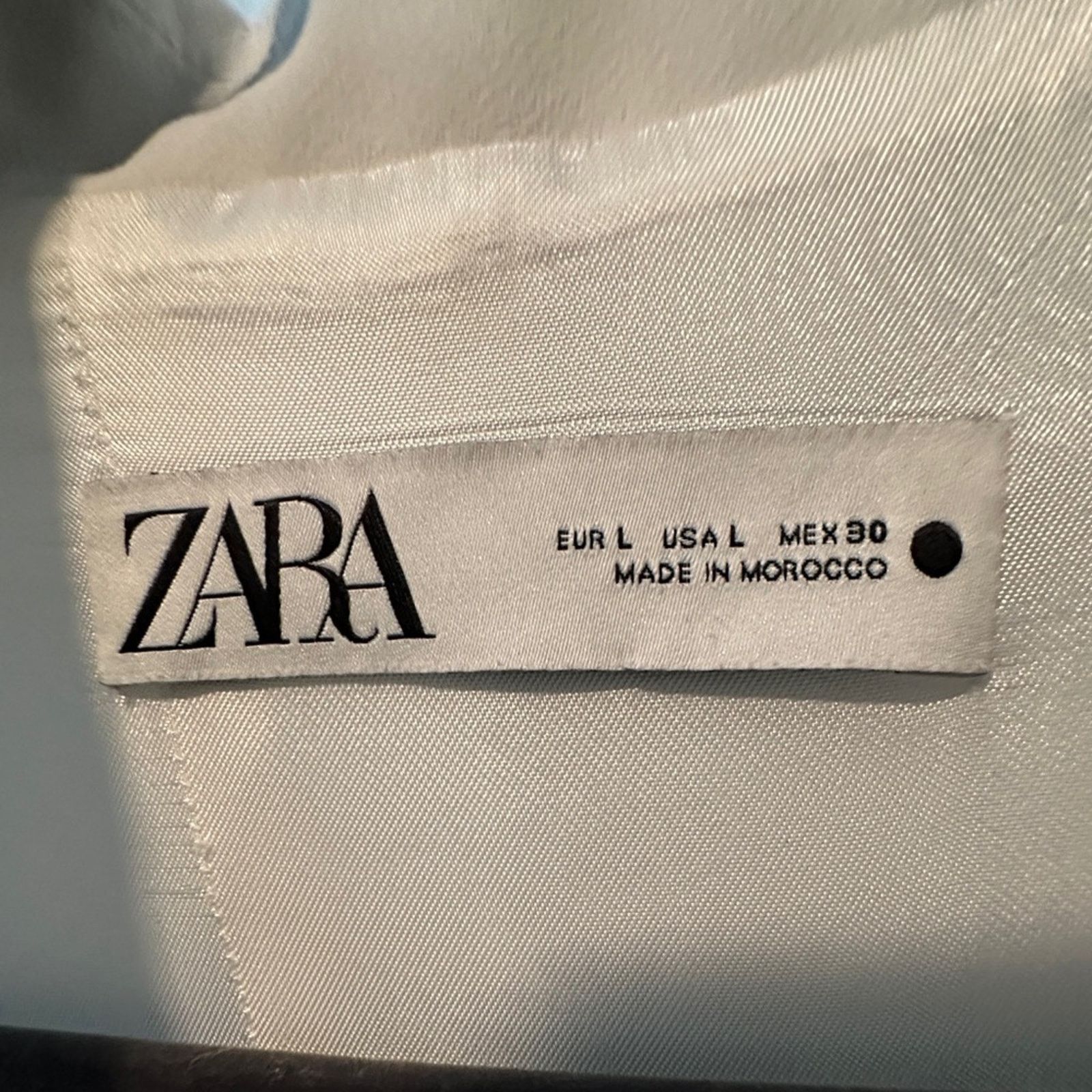 Zara Zara | As-Is Long Vest Waist Coat Size L / US 10 / IT 46 - 3 Thumbnail