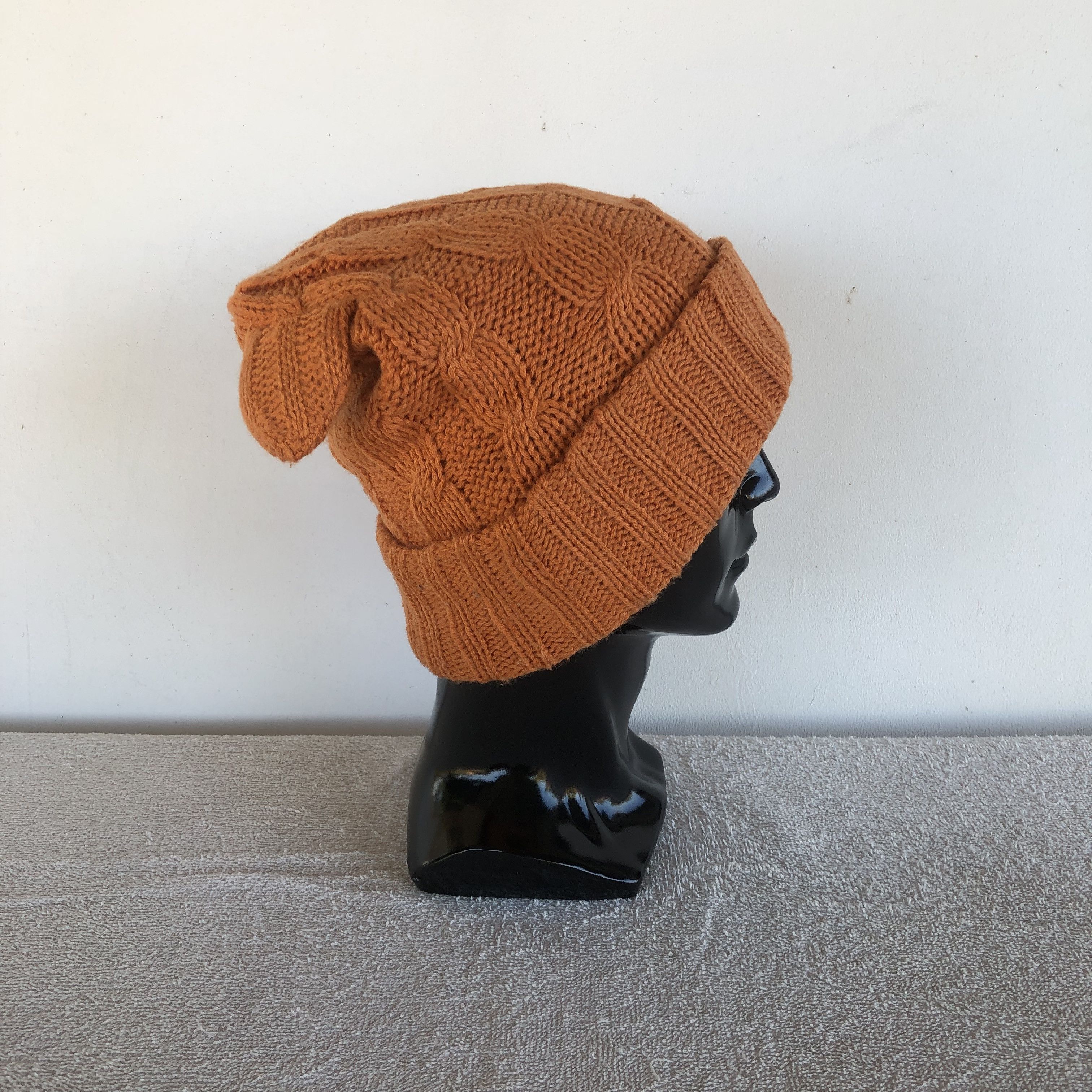 Japanese Brand Vintage 90s Japanese Aran Isle Funny Beanie Snow Caps Hats Size ONE SIZE - 3 Thumbnail