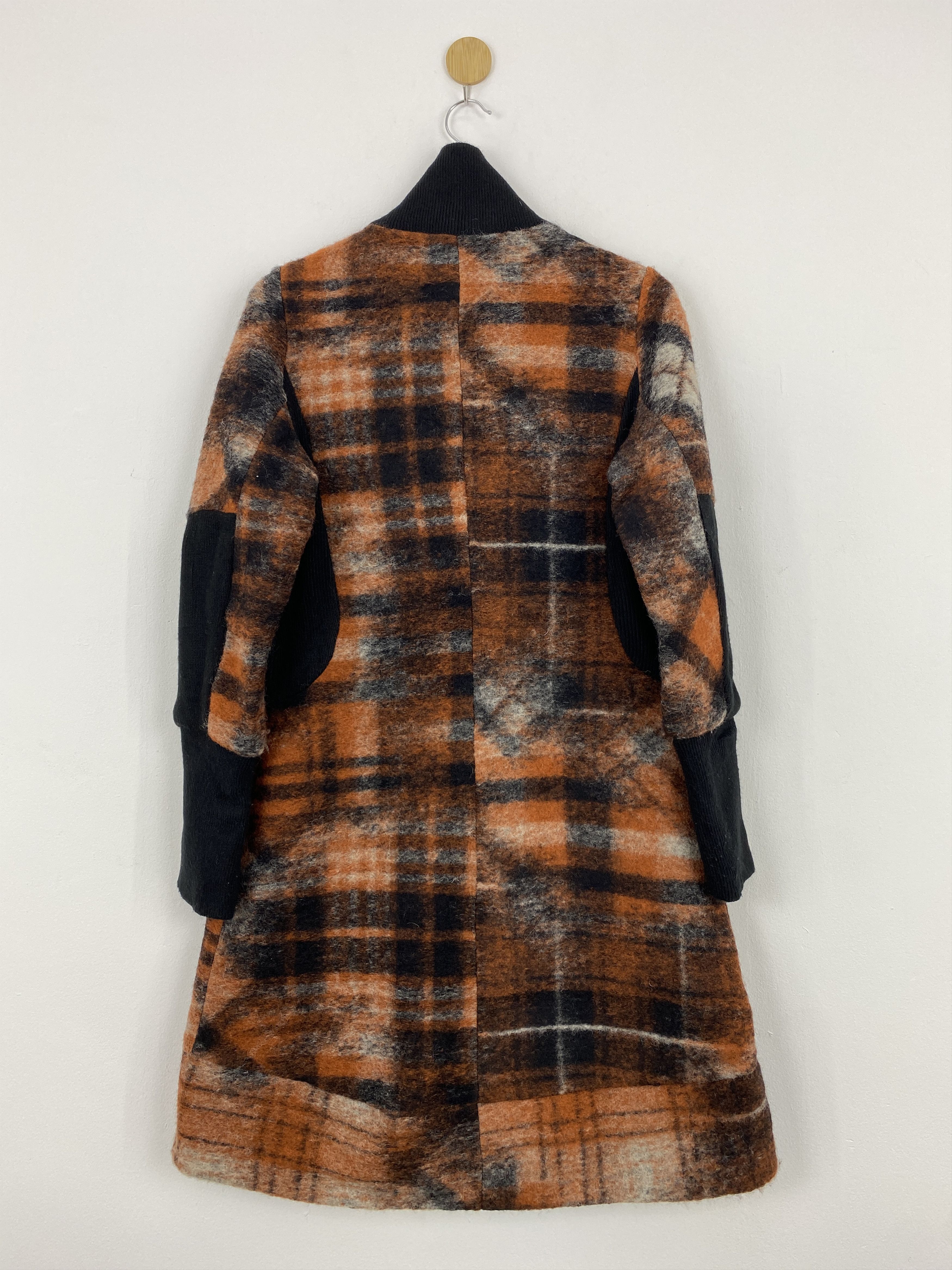 Vintage Vintage Italian Designer Wool Long Jacket J1721 Size US S / EU 44-46 / 1 - 3 Thumbnail