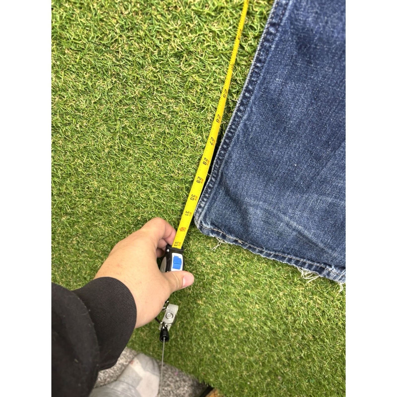 Vintage Levis 531 Jeans Mens 34x32 Blue Straight Leg Denim Classic Modern Fit Stretch Slim 5-Pocket Design Mens Blue Jeans Regular Fit 34 Size US 34 / EU 50 - 7 Thumbnail