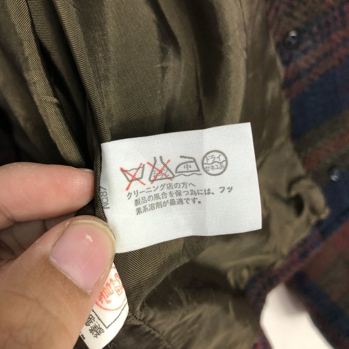 Japanese Brand 🔥VINTAGE WOOL BOMBER JACKET PARACHUTE DESIGN TARTAN GIO Size US M / EU 48-50 / 2 - 21 Thumbnail