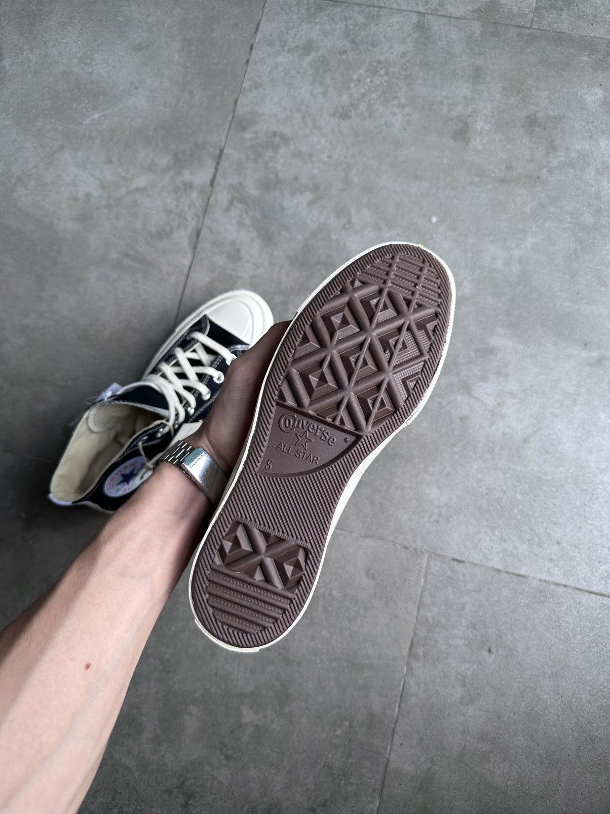 Comme des Garcons PLAY × Converse CDG PLAY x CONVERSE HI CHUCK TAILOR 70 Size US 7 / IT 37 - 13 Thumbnail
