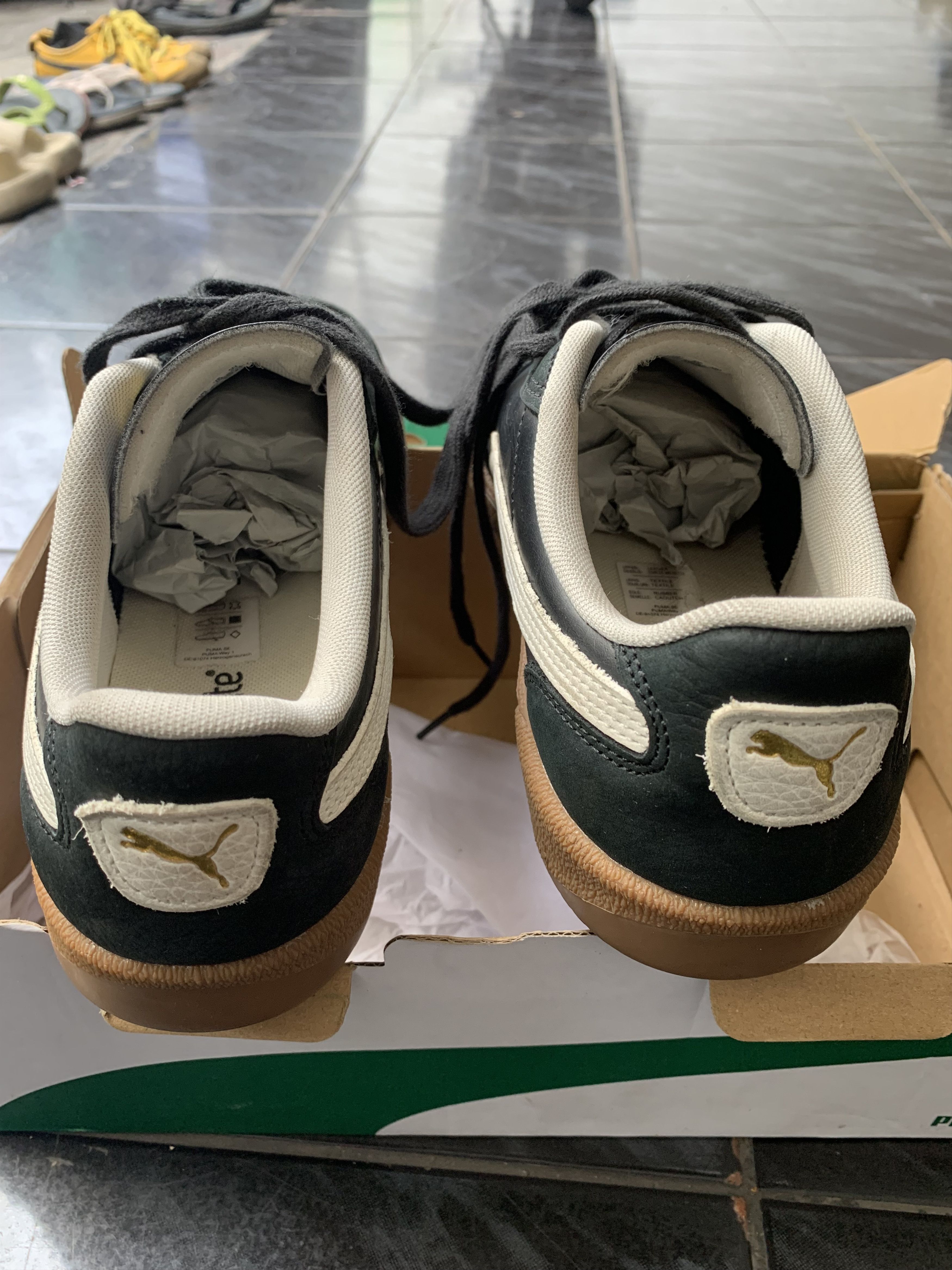 Puma Puma Palermo Black Gum Sole Size US 10 / EU 43 - 6 Thumbnail