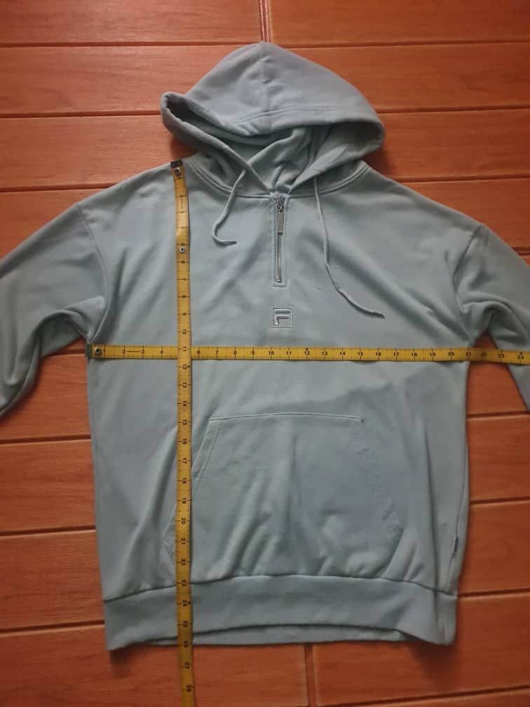 Fila Fila half zipper baby blue hoodie sweater Size M / US 6-8 / IT 42-44 - 8 Thumbnail