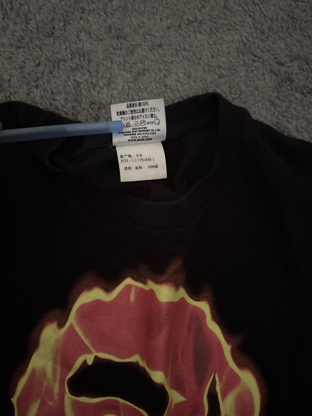 Bape Bape Burning Ape Size US L / EU 52-54 / 3 - 4 Thumbnail