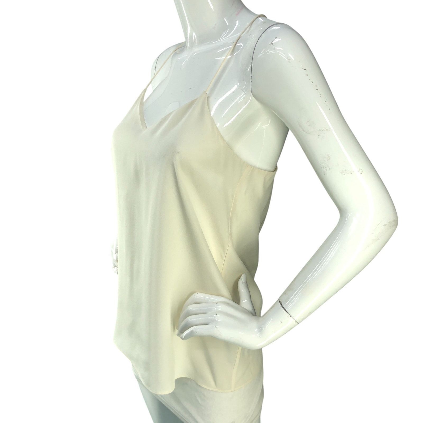 Tibi Tibi Sizs 4 Top Silk Shell Racerback Cami Spaghetti Strap Size S / US 4 / IT 40 - 4 Thumbnail