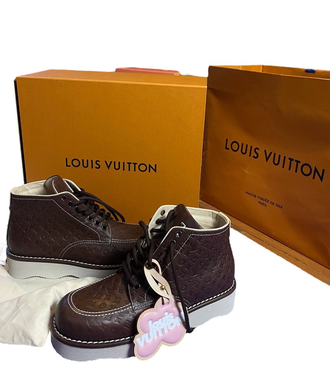 Louis Vuitton Louis Vuitton X Pharrell Williams Monogram Boots Size US 10 / EU 43 - 1 Thumbnail