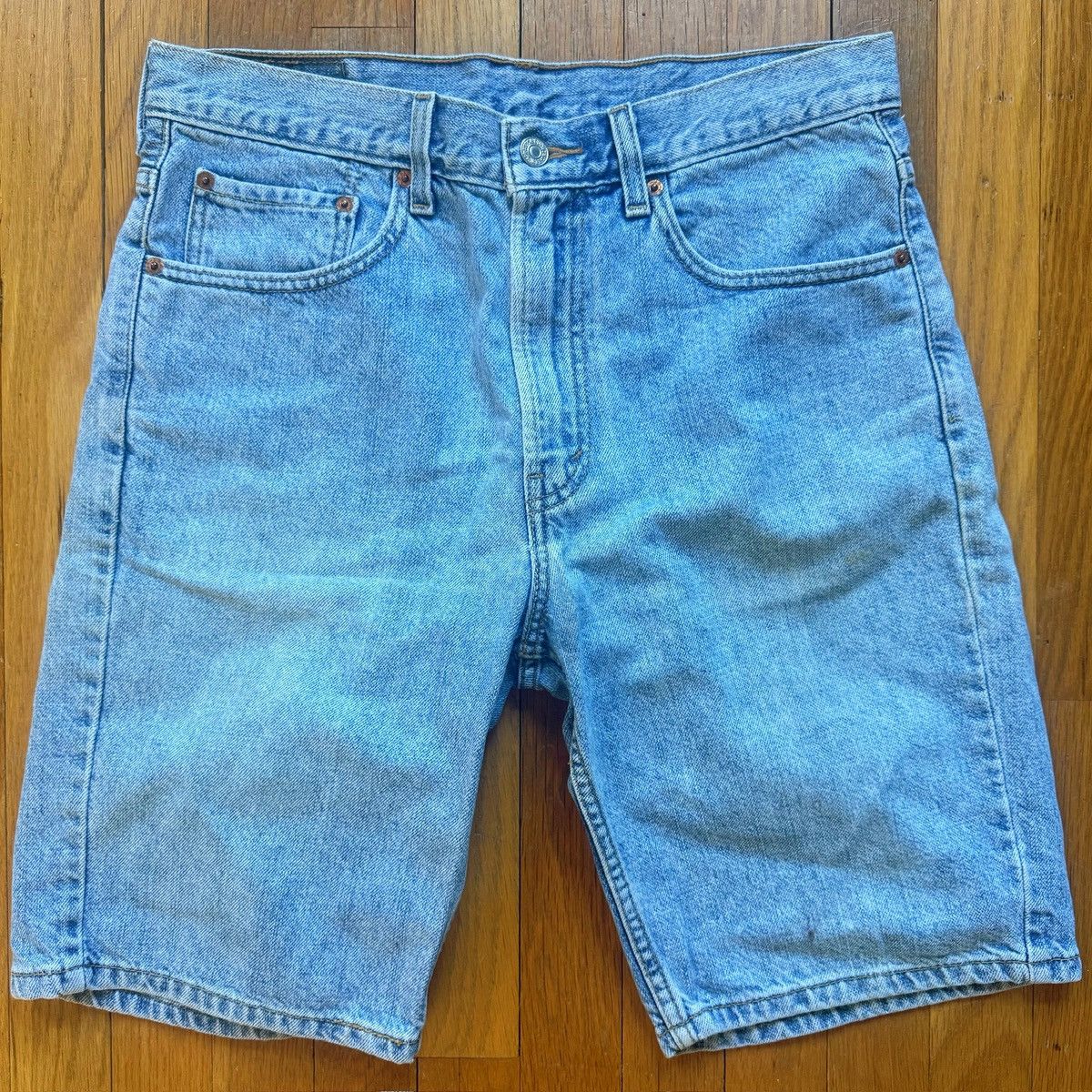 Levi's Vintage Levi’s 505 Regular Fit Jean Shorts Jorts Size US 32 / EU 48 - 6 Thumbnail