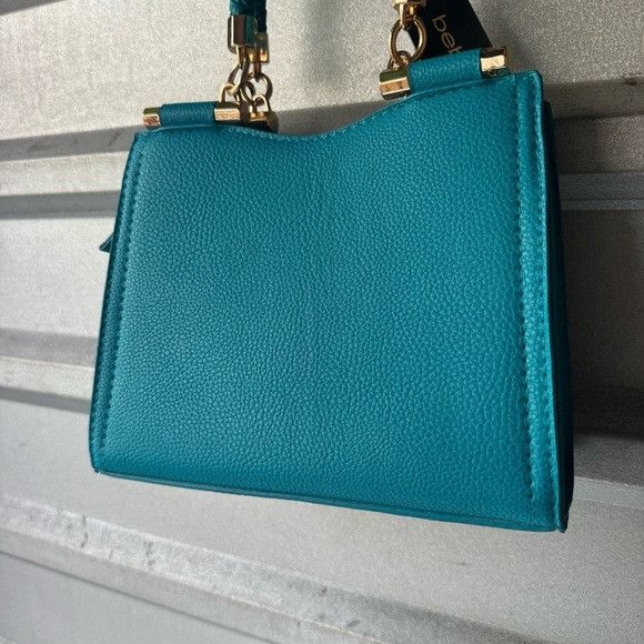 Bebe NWT BEBE FABIOLA TOP HANDLE CROSSBODY CAPRI BLUE Size ONE SIZE - 6 Thumbnail
