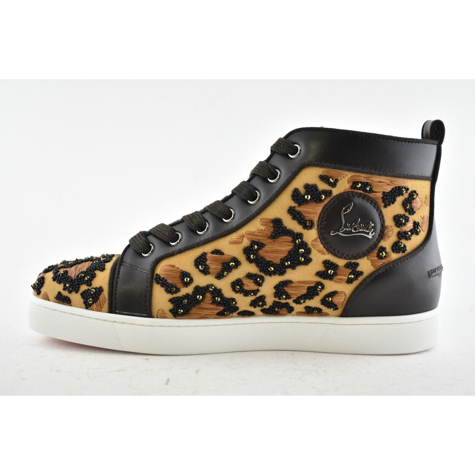 Christian Louboutin Christian Louboutin Brown Leopard Beaded High Sneaker 42 9 Size US 9 / EU 42 - 7 Thumbnail