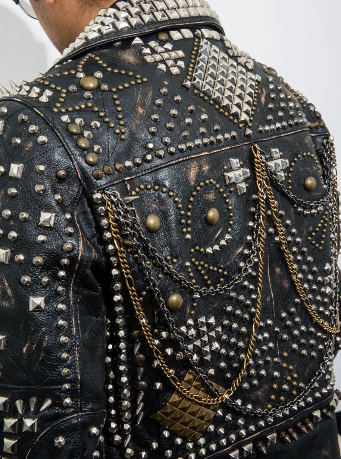 Gucci Gucci Studded Leather Jacket Size US L / EU 52-54 / 3 - 10 Thumbnail