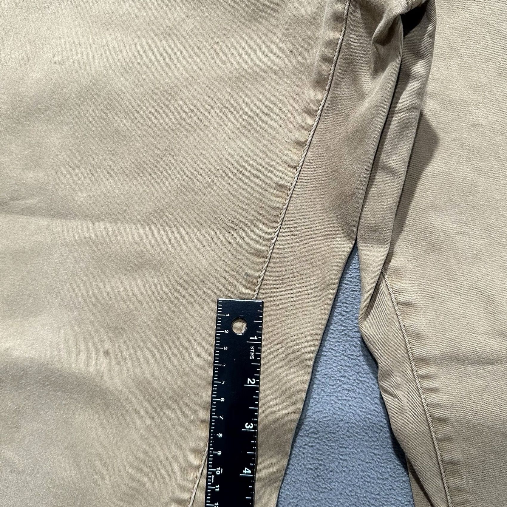 Charter Club Charter Club Pants Womens 16 Brown Tan Straight Chino Cotton Blend - Regular Rise, 30 Inseam, Flat Front, Button Zip - City Style Size 38" / US 16 / IT 52 - 7 Thumbnail