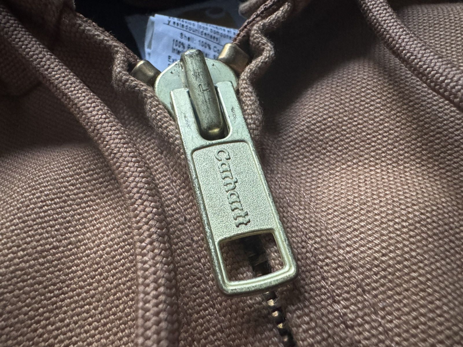 Carhartt Carhartt Tan Brown Hooded Jacket Detroit Active J140 BRN Size US XL / EU 56 / 4 - 8 Thumbnail