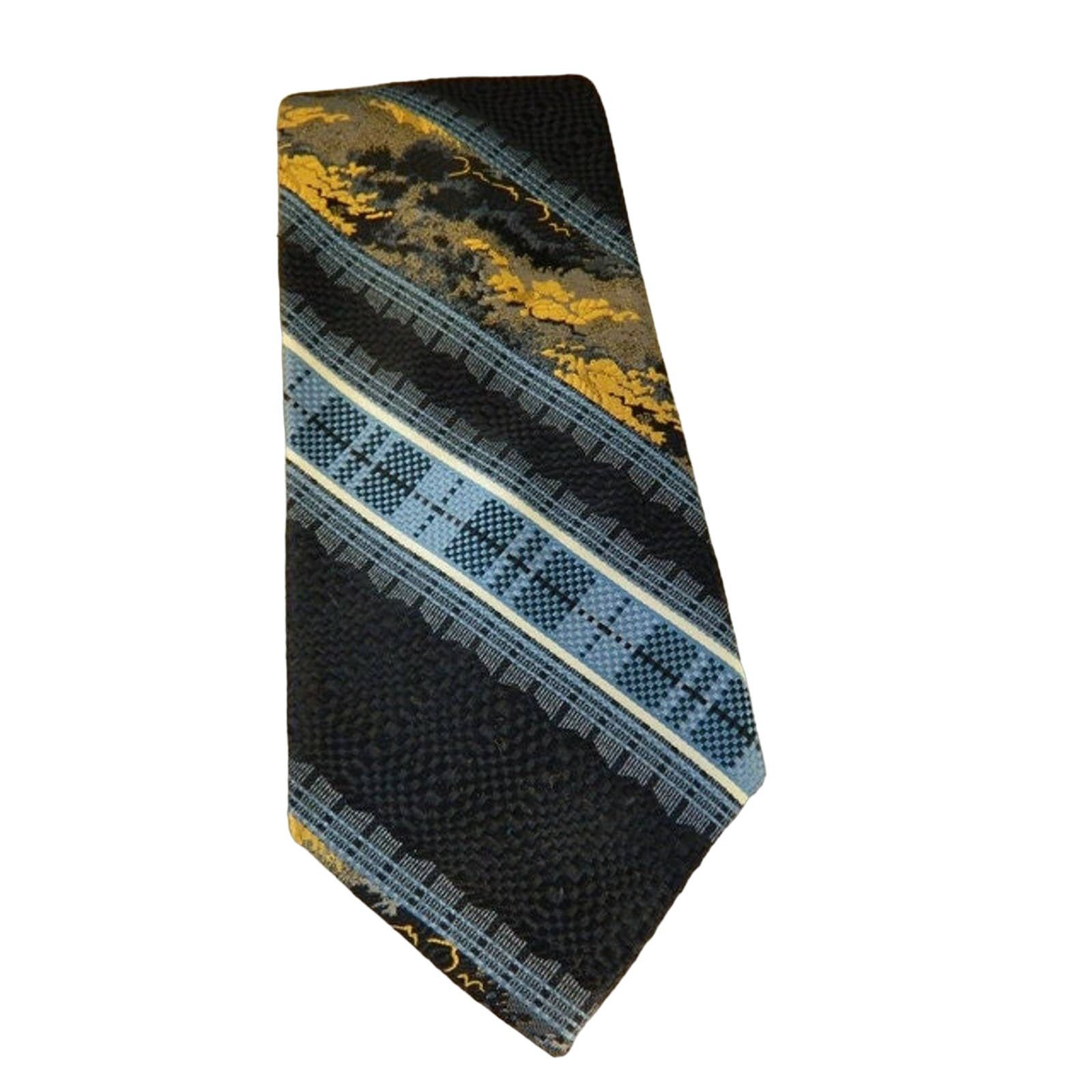 Vintage Vintage Dark Blue Carriage Cravats Necktie Size ONE SIZE - 2 Thumbnail