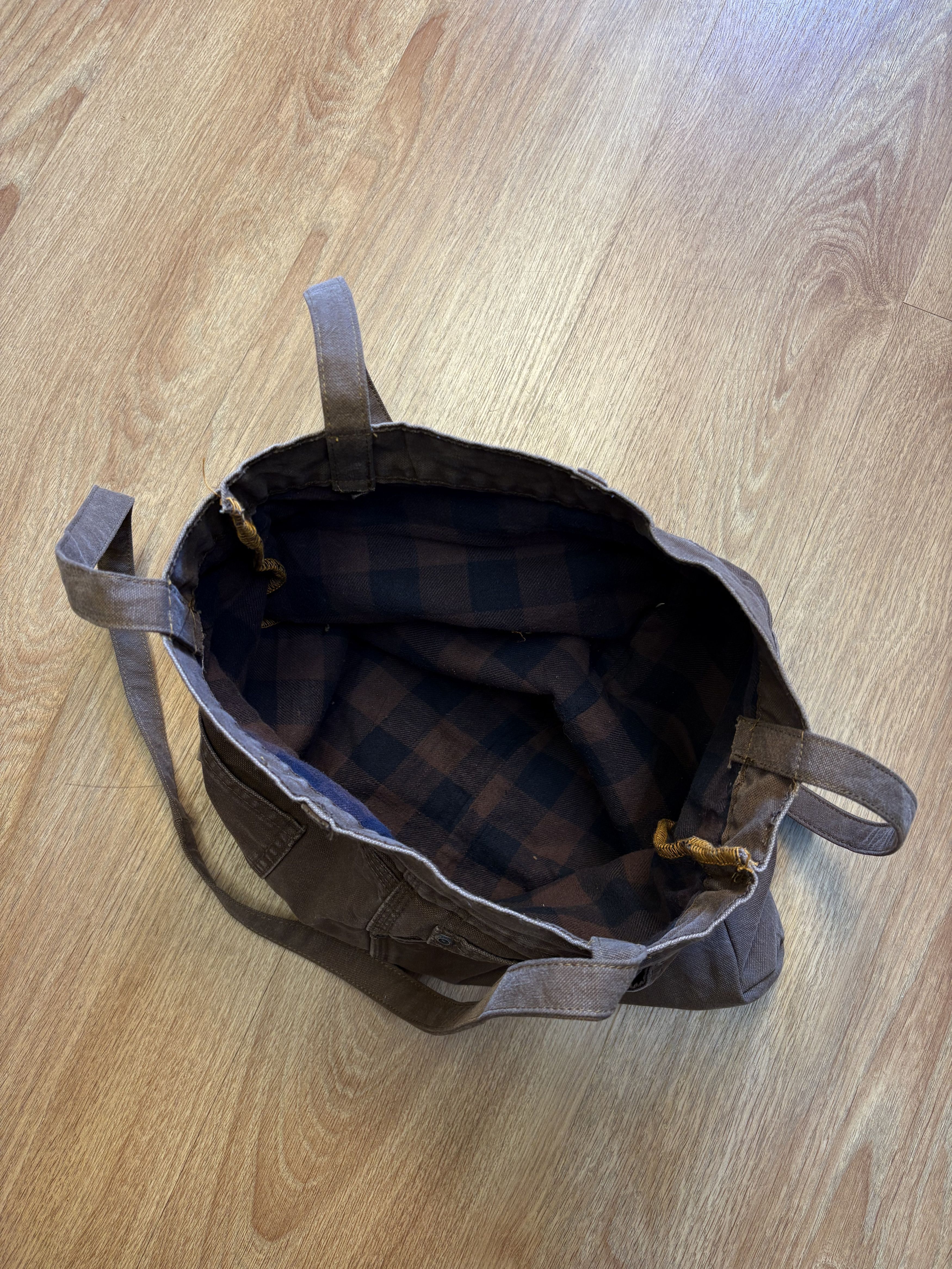 Carhartt Carhartt Reworked Cargo Pocket Brown Tote Bag Size ONE SIZE - 4 Thumbnail