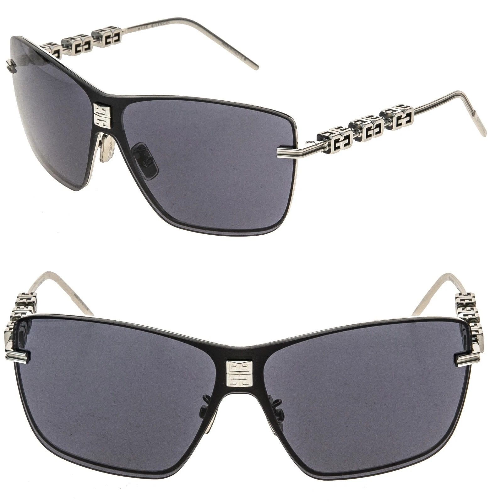Givenchy GIVENCHY GV40052U GV 40052 4GEM Silver Square Sunglasses 16A Size ONE SIZE - 1 Thumbnail
