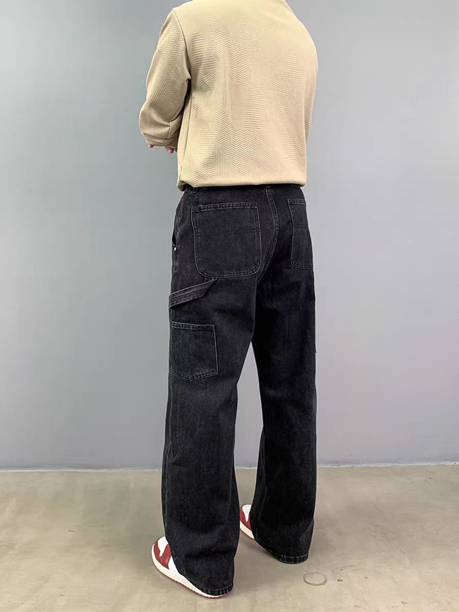 Japanese Brand × Vintage Black Vintage Loose Casual Jeans Size US 32 / EU 48 - 3 Thumbnail