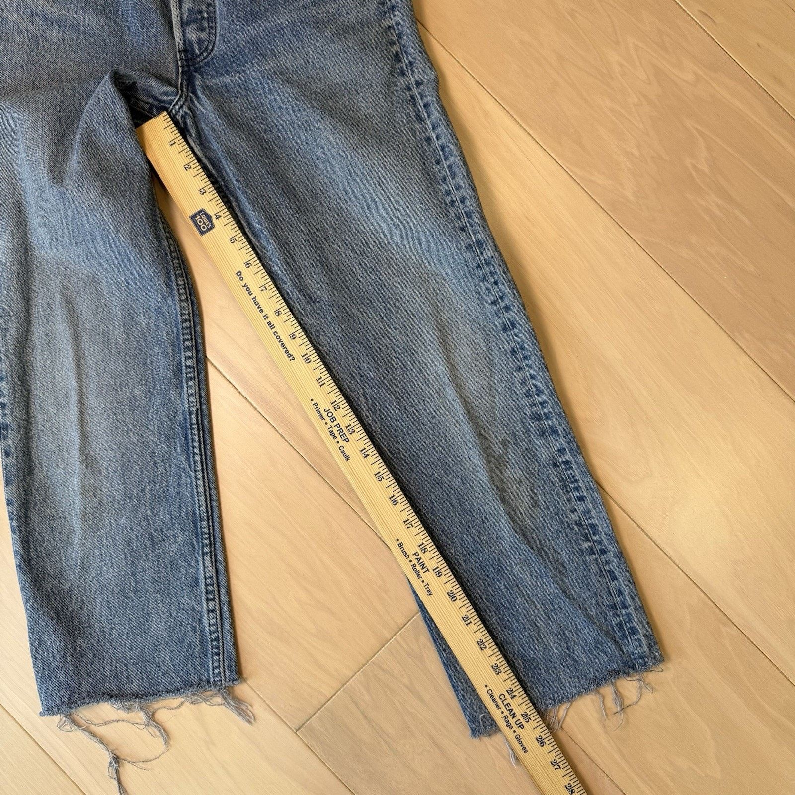 Levi's Vintage Levis 701 Jeans 24 Blue Straight Leg 80s Denim Size 24" / US 00 / IT 34 - 8 Thumbnail