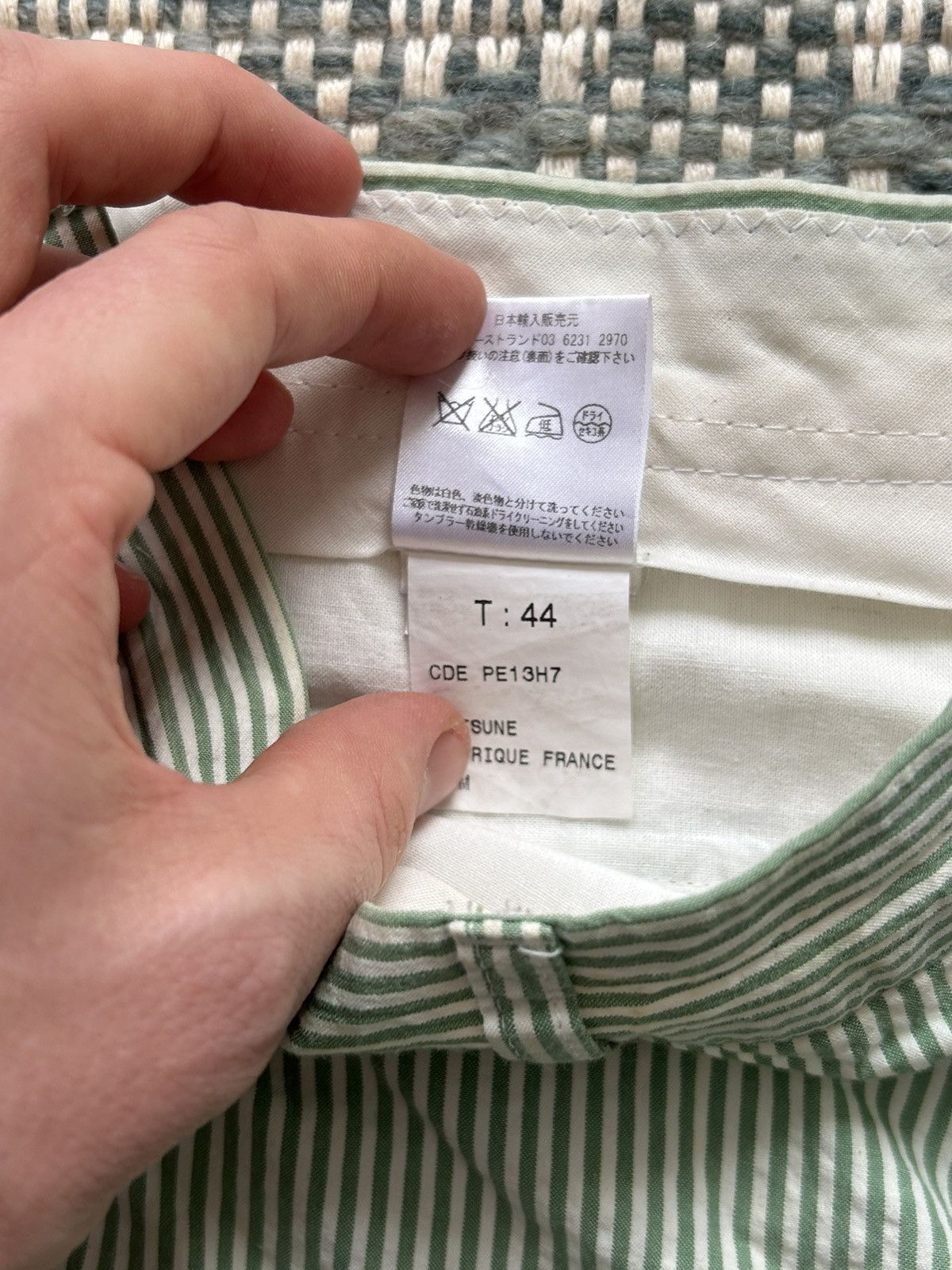 Maison Kitsune Maison Kitsune seersucker shorts Size US 32 / EU 48 - 4 Thumbnail
