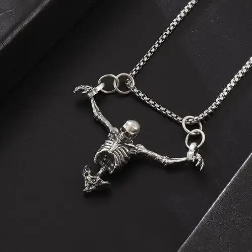 Japanese Brand × Vintage Plated Captivity Skull Pendant Size ONE SIZE - 2 Thumbnail