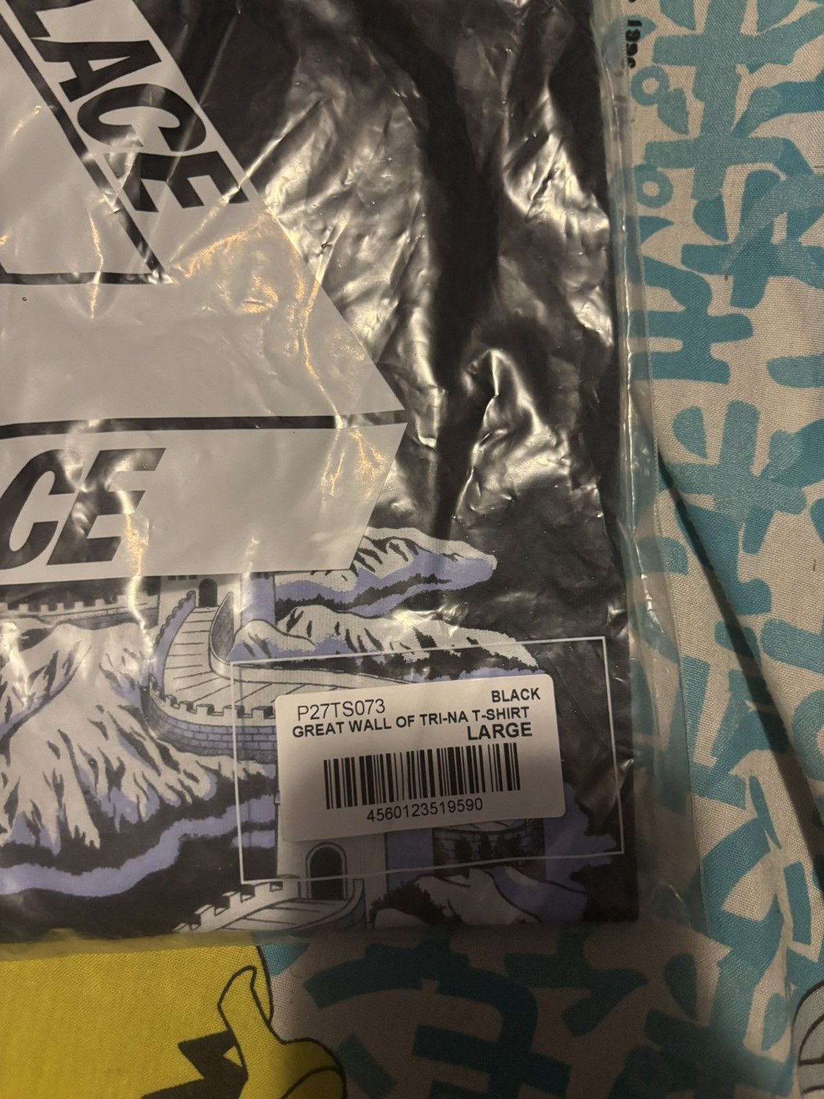 Palace Palace Great Wall of Tri-Na T-Shirt Black Size Large Size US L / EU 52-54 / 3 - 4 Thumbnail