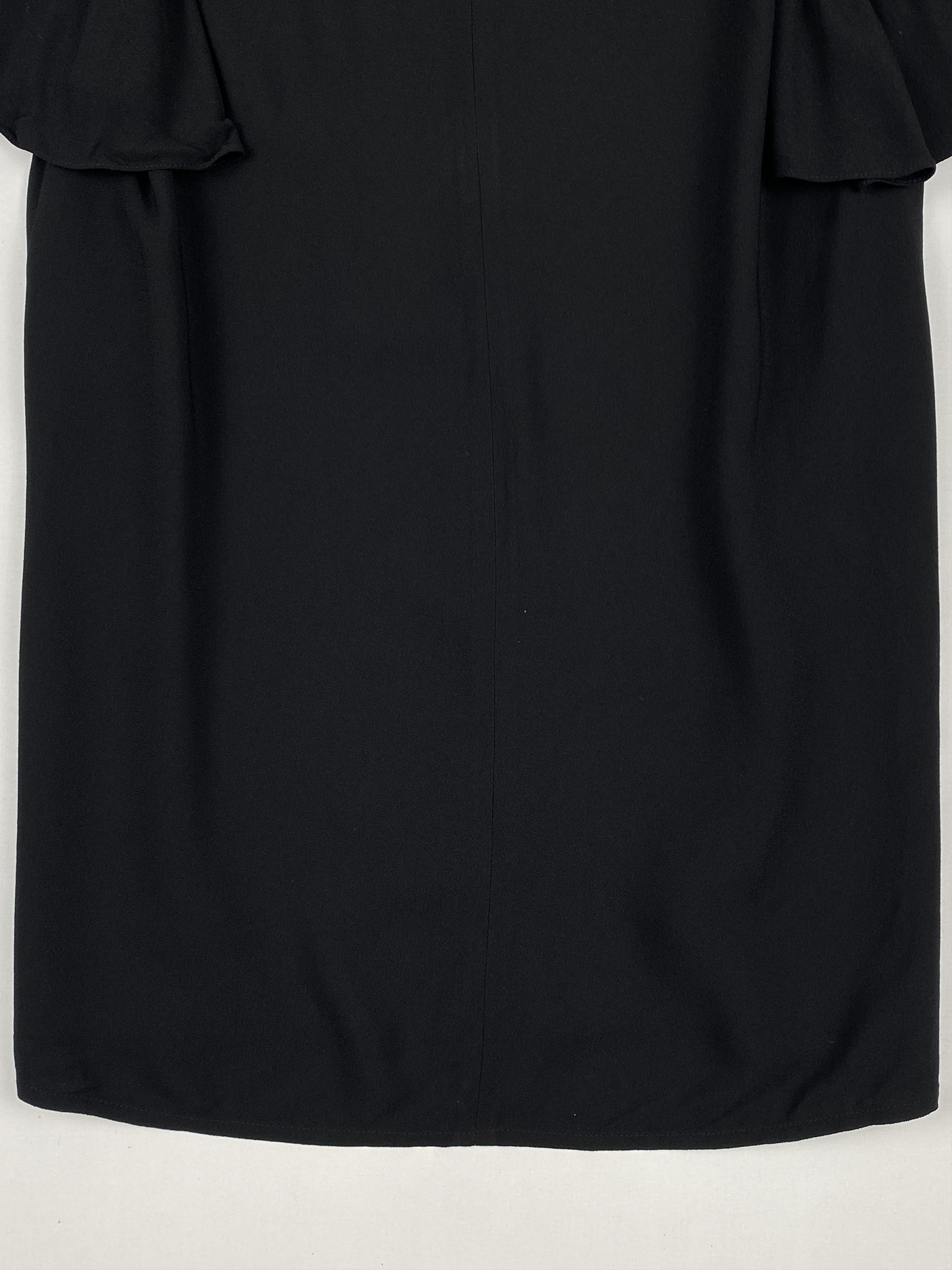 Louis Vuitton Resort 2017 Black Crepe Monogram Tie Blouse Size XS / US 0-2 / IT 36-38 - 10 Thumbnail