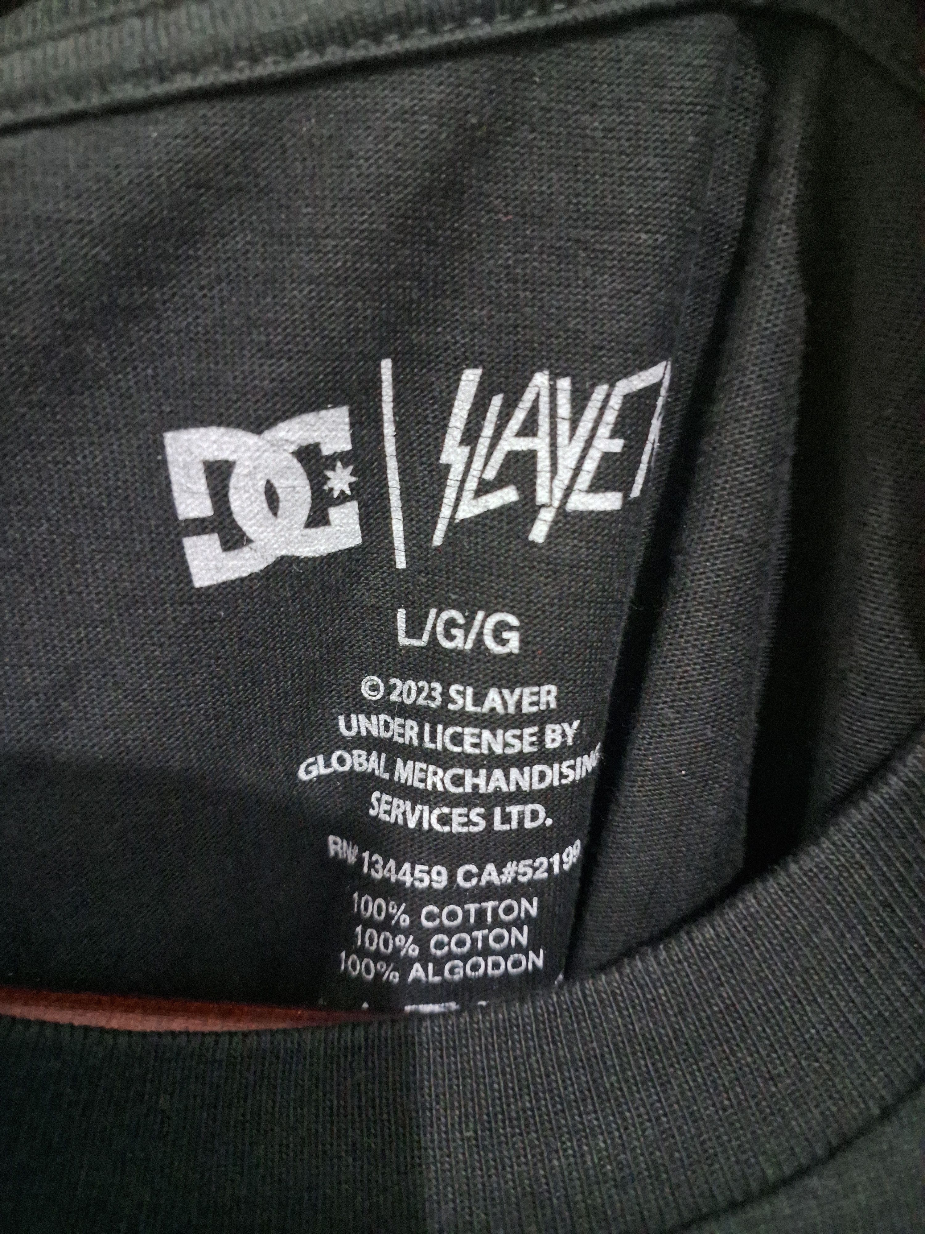 Band Tees Slayer x Dc Shoes long sleeve Size US L / EU 52-54 / 3 - 5 Thumbnail