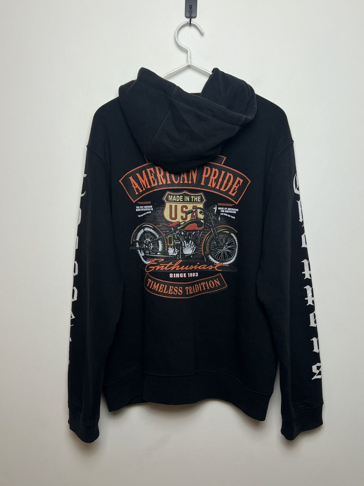 Harley Davidson choppers vintage hoodie l-xl maltese cross Size US L / EU 52-54 / 3 - 5 Thumbnail