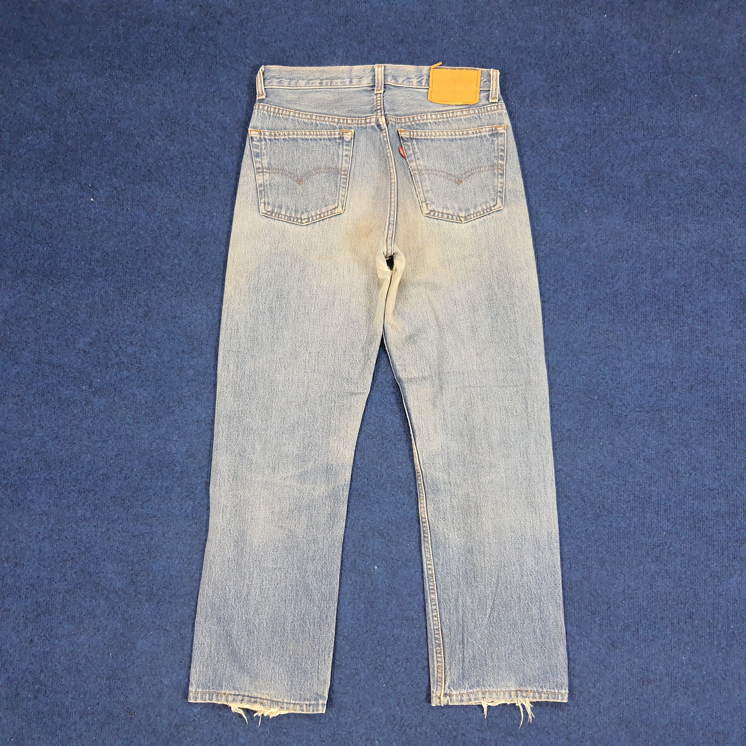 Levi's × Levi's Vintage Clothing × Vintage Vintage Levi's Straight Cut Distressed Denim Jeans Size US 29 - 4 Thumbnail