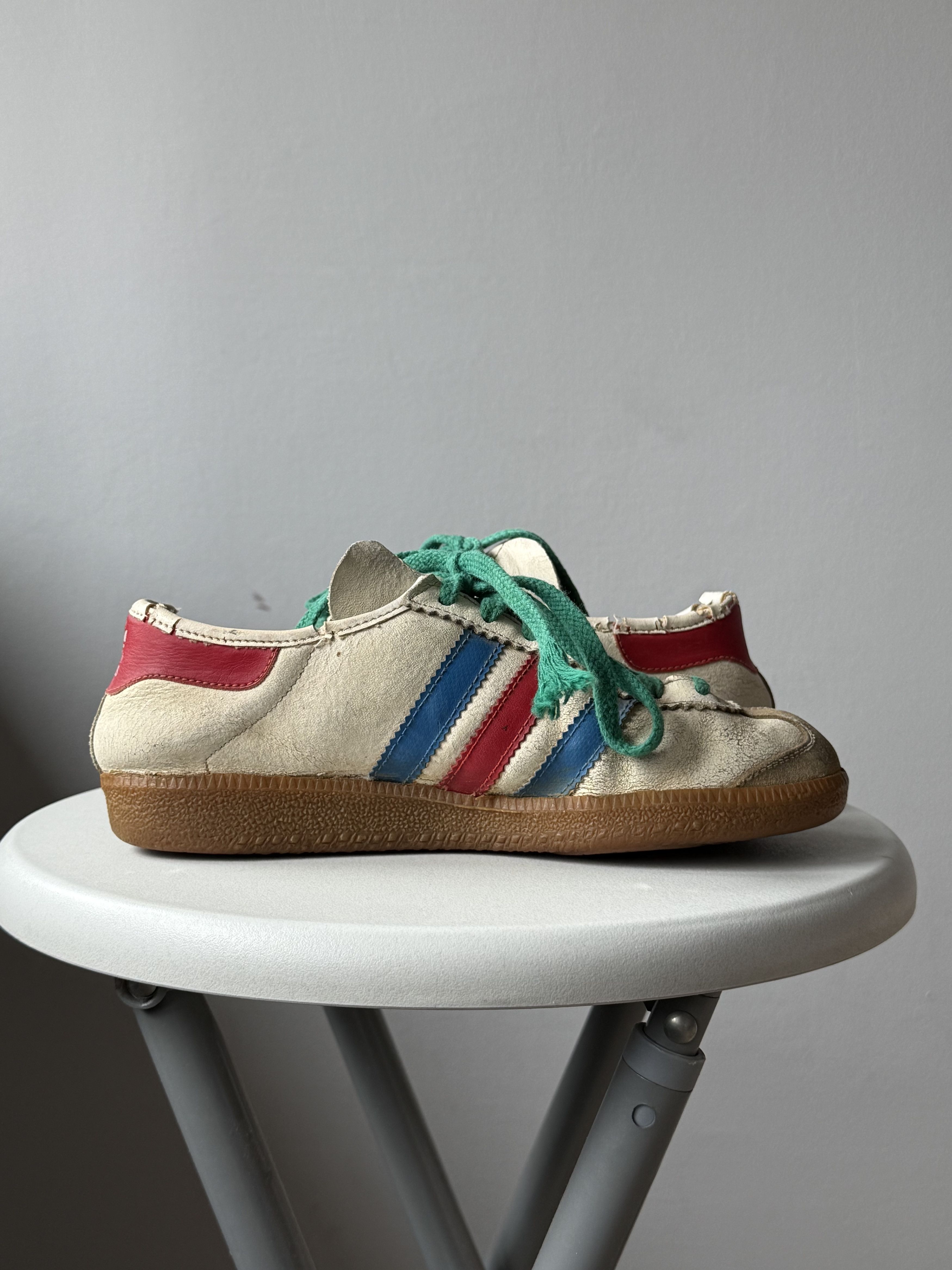 Adidas × Vintage Vintage 1970's Adidas Super Rekord Shoes Made in Yugoslavia Size US 4.5 / IT 34.5 - 5 Thumbnail